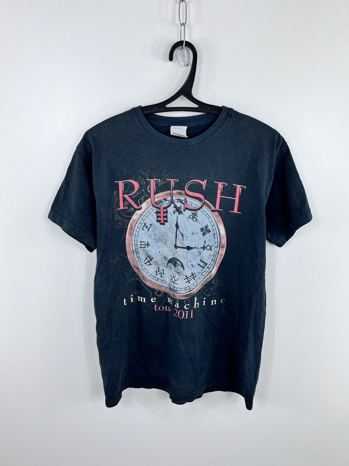 Gildan Vtg Gildan Rush Time Machine 2011 Big Logo TShirt Navy SizeM Size US M / EU 48-50 / 2 - 1 Thumbnail