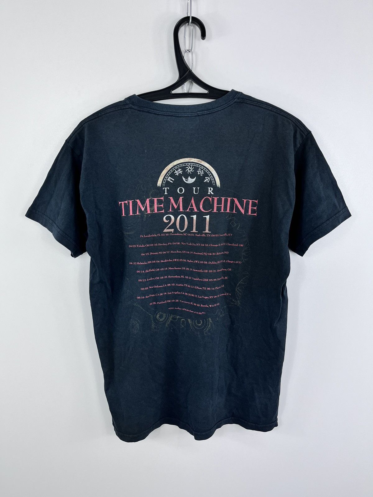 Gildan Vtg Gildan Rush Time Machine 2011 Big Logo TShirt Navy SizeM Size US M / EU 48-50 / 2 - 2 Thumbnail
