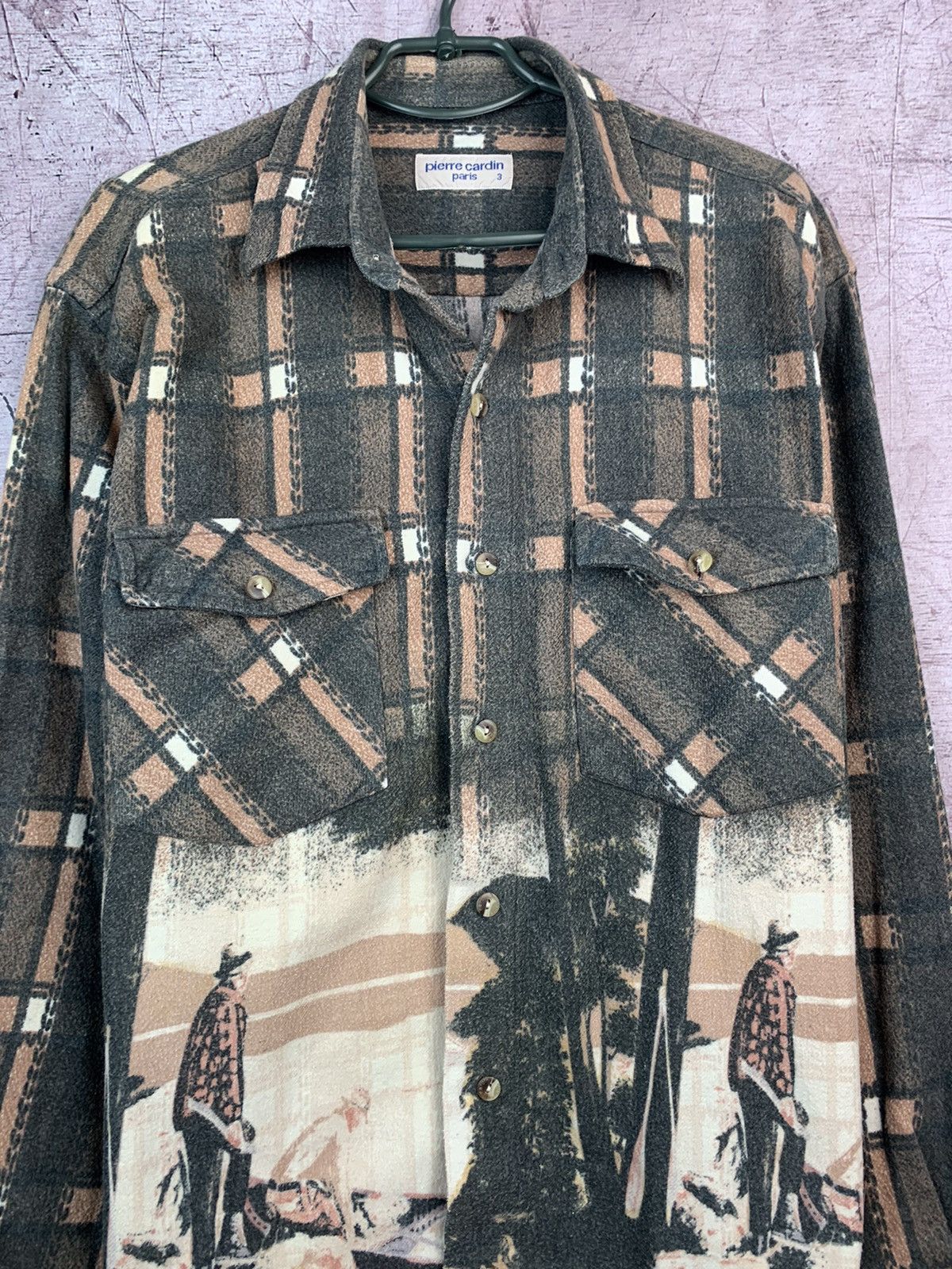 Pierre Cardin Vintage Pierre Cardin Western Wear Shirt Navajo Size US L / EU 52-54 / 3 - 3 Thumbnail