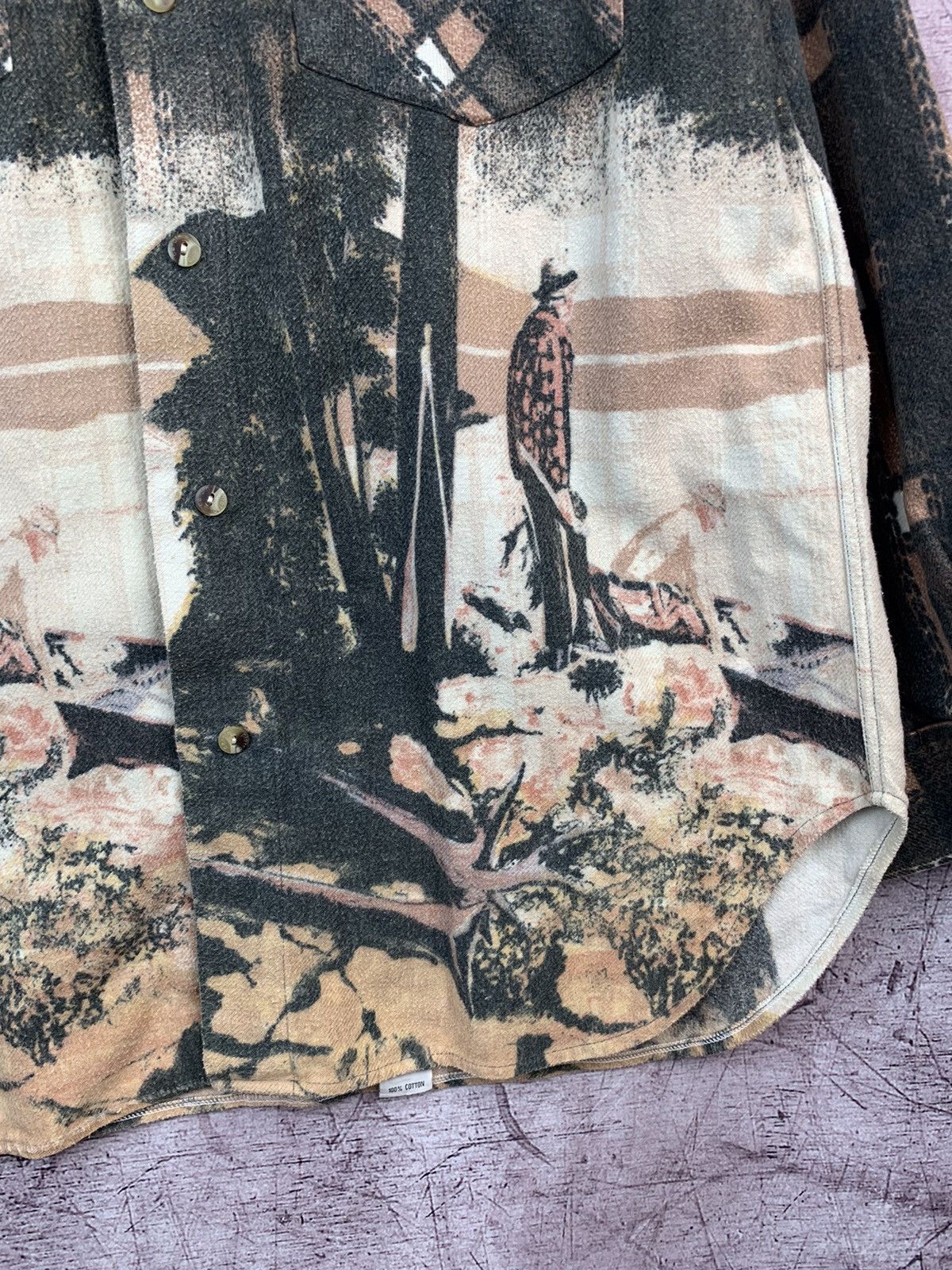 Pierre Cardin Vintage Pierre Cardin Western Wear Shirt Navajo Size US L / EU 52-54 / 3 - 6 Thumbnail