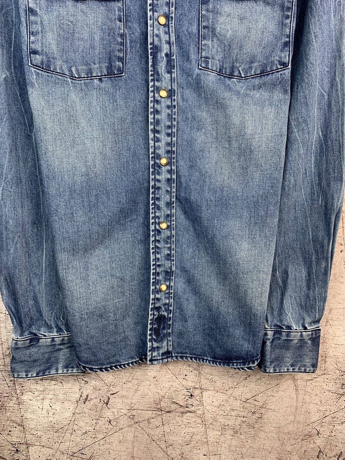 Christian Audigier × Ed Hardy Ed Hardy Christian Audigier Denim Shirt Size US S / EU 44-46 / 1 - 3 Thumbnail