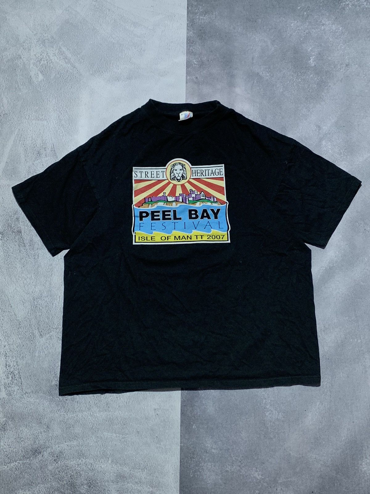 Vintage Vintage TT Isle Of Man tee big logo streetwear sizeXL Size US XL / EU 56 / 4 - 1 Thumbnail