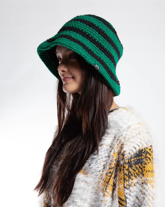 ルセラフィム着用 STUSSY KNIT BUCKET HUT ニット バケハ - 帽子