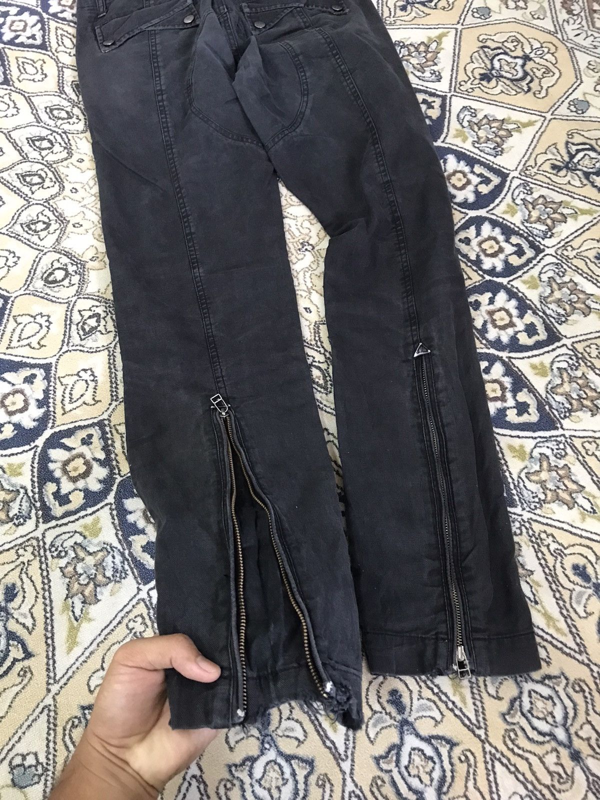 Morgan Homme Vintage Morgan Homme Distressed Bondage Cargo Pants Size US 32 / EU 48 - 13 Thumbnail