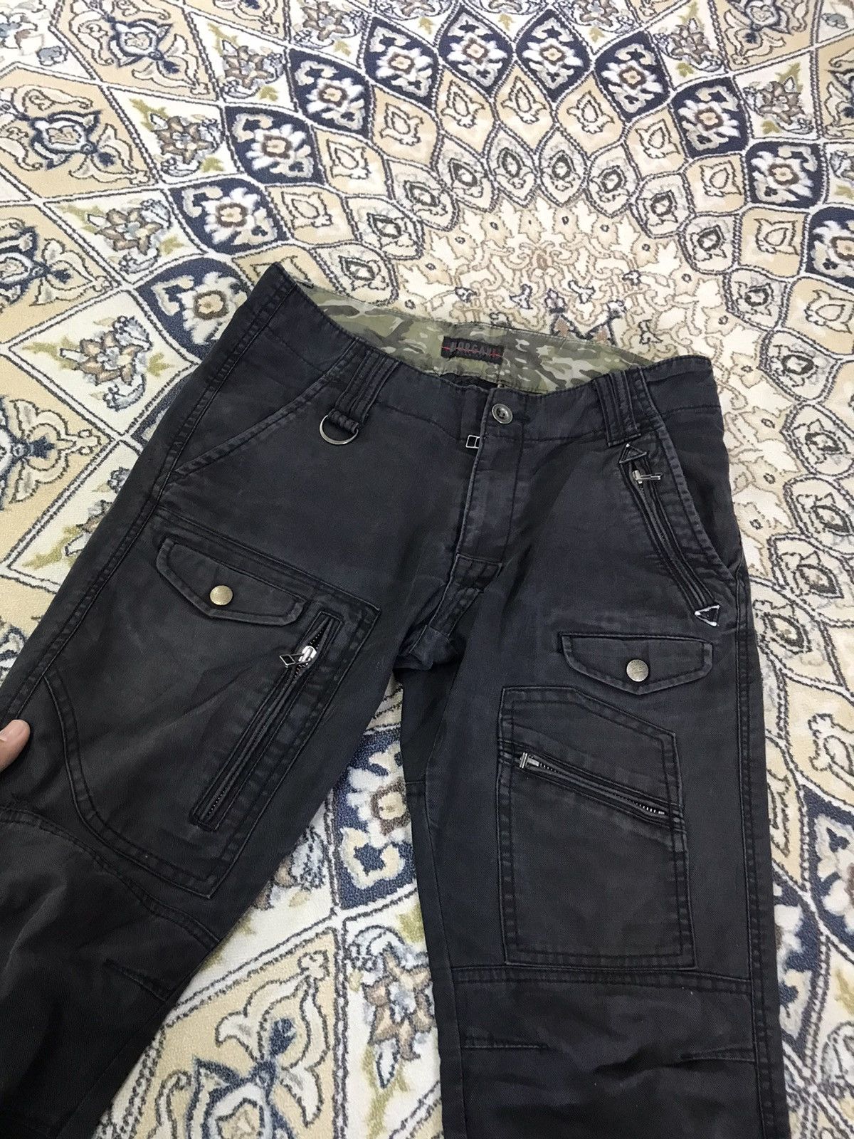 Morgan Homme Vintage Morgan Homme Distressed Bondage Cargo Pants Size US 32 / EU 48 - 12 Thumbnail