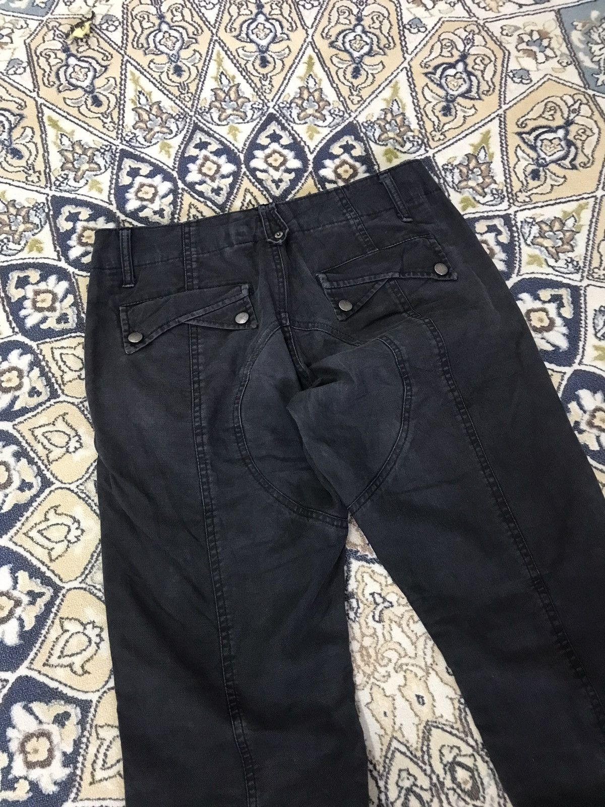 Morgan Homme Vintage Morgan Homme Distressed Bondage Cargo Pants Size US 32 / EU 48 - 15 Thumbnail