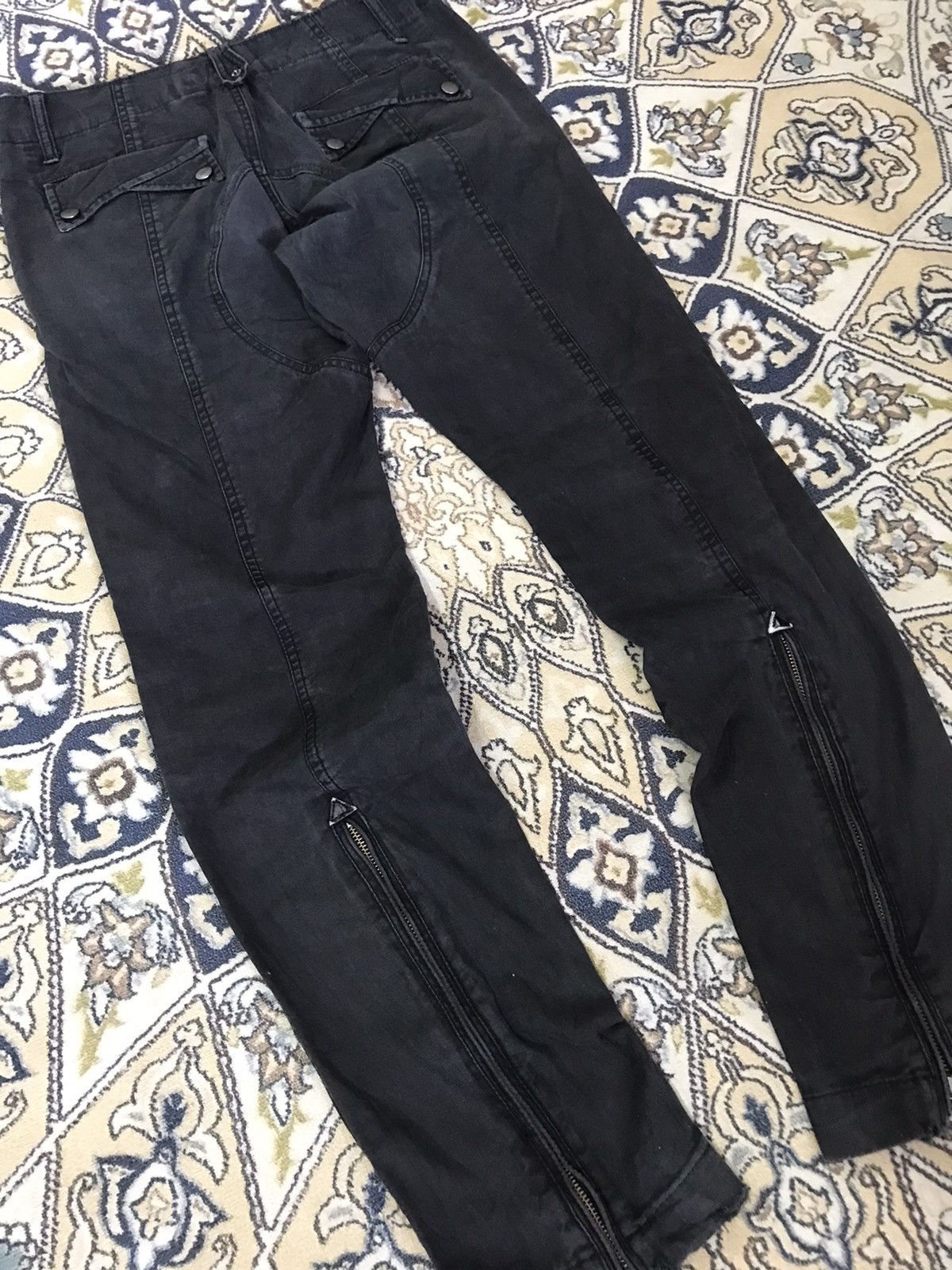 Morgan Homme Vintage Morgan Homme Distressed Bondage Cargo Pants Size US 32 / EU 48 - 16 Thumbnail