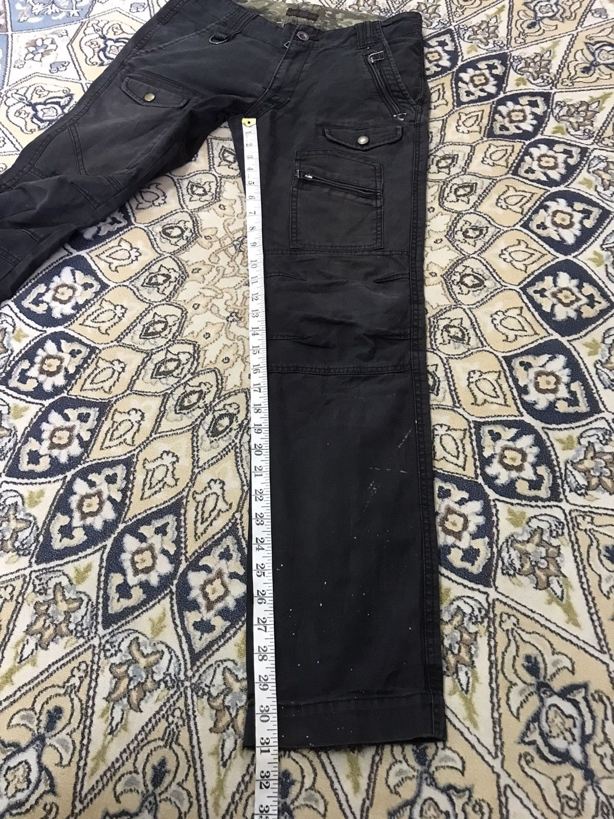 Morgan Homme Vintage Morgan Homme Distressed Bondage Cargo Pants Size US 32 / EU 48 - 24 Thumbnail