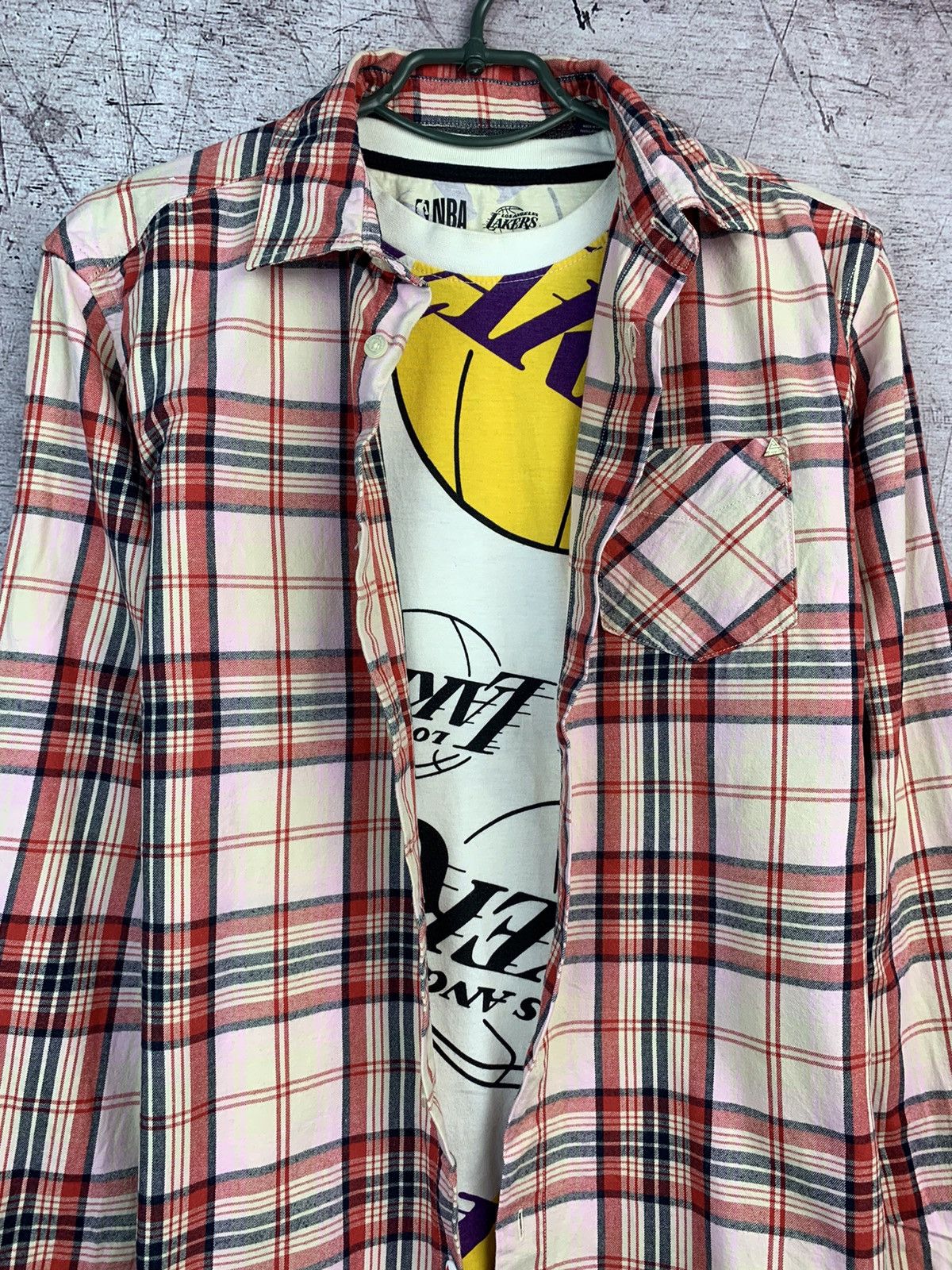 Flannel Vintage Flannel Shirt Travis Scott Style Size US M / EU 48-50 / 2 - 2 Thumbnail