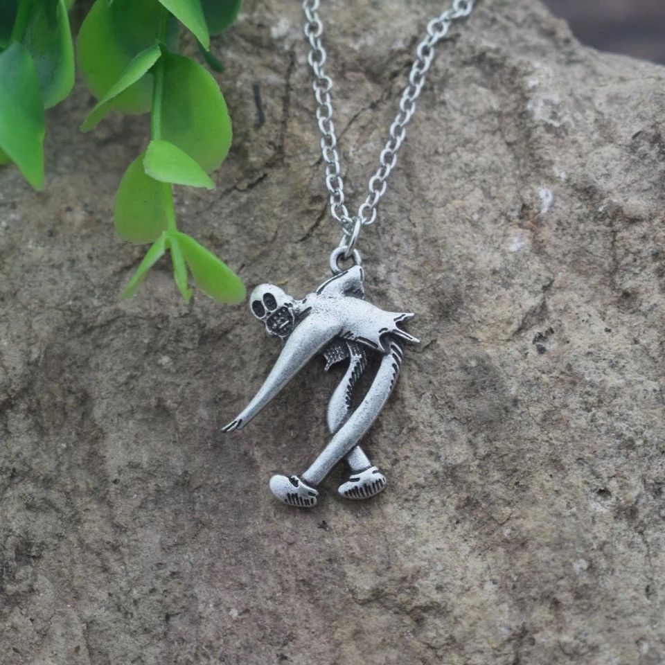 Jewelry Clown Ghost Cartoon Dance Chain Necklace Size ONE SIZE - 2 Thumbnail
