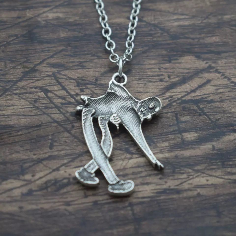 Jewelry Clown Ghost Cartoon Dance Chain Necklace Size ONE SIZE - 3 Thumbnail