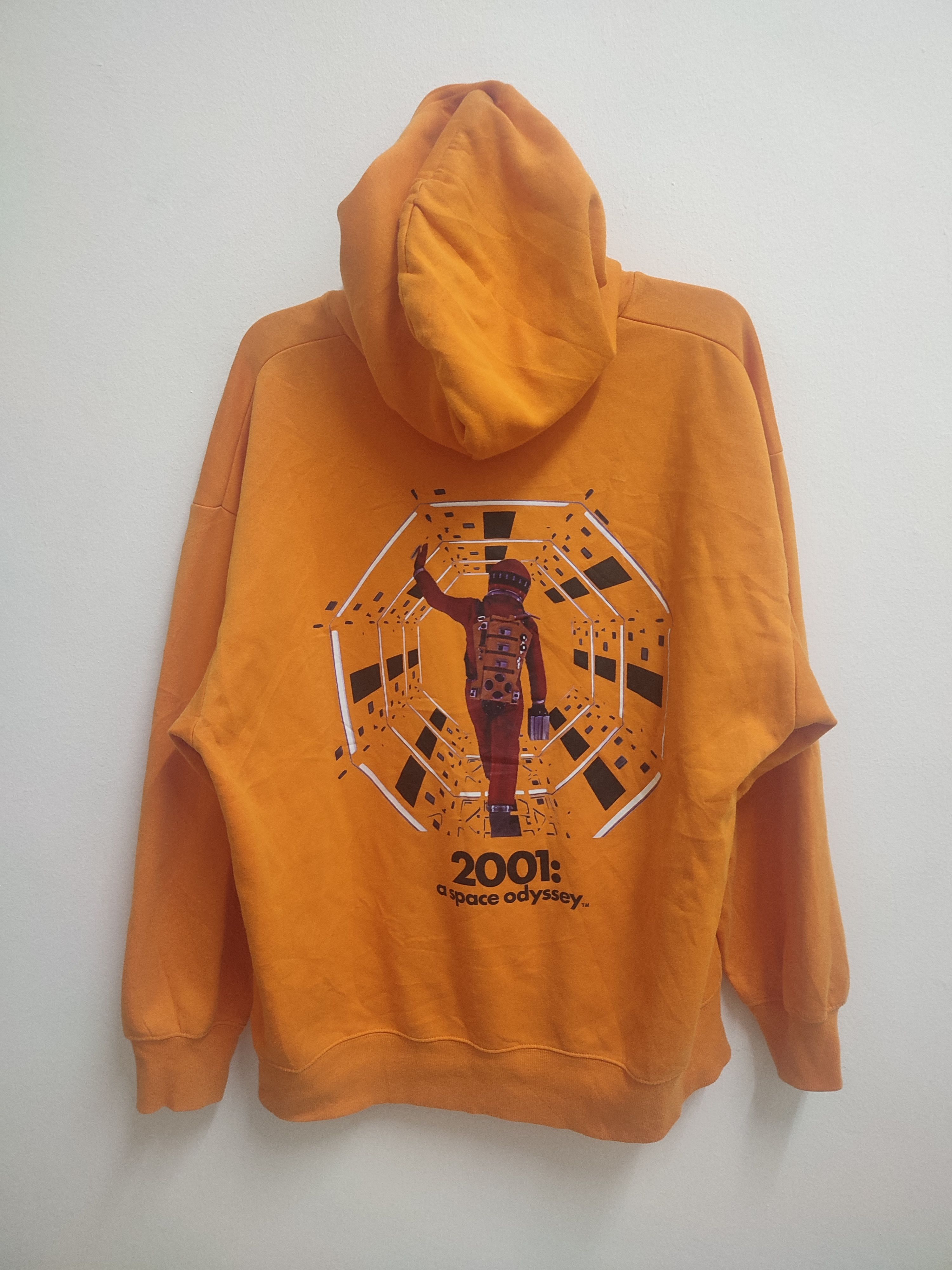 image of Undercover x Uniqlo Sicka Space Odyssey Movie Hoodie Stanley Kubrick in Orange, Men's (Size XL)