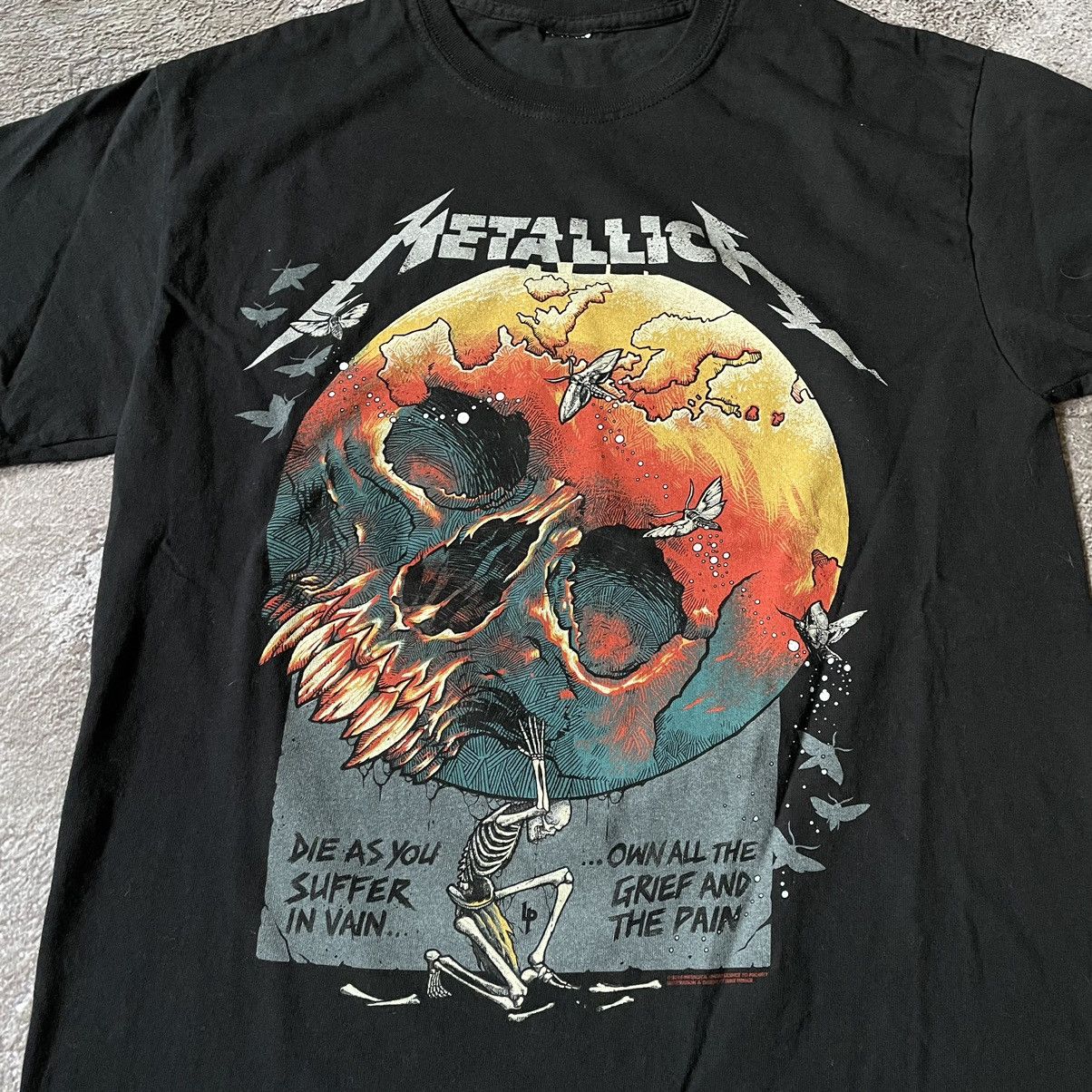 Vintage Vintage Metallica Graphic Tee Band Skull Y2K Grunge Washed M Size US M / EU 48-50 / 2 - 5 Thumbnail