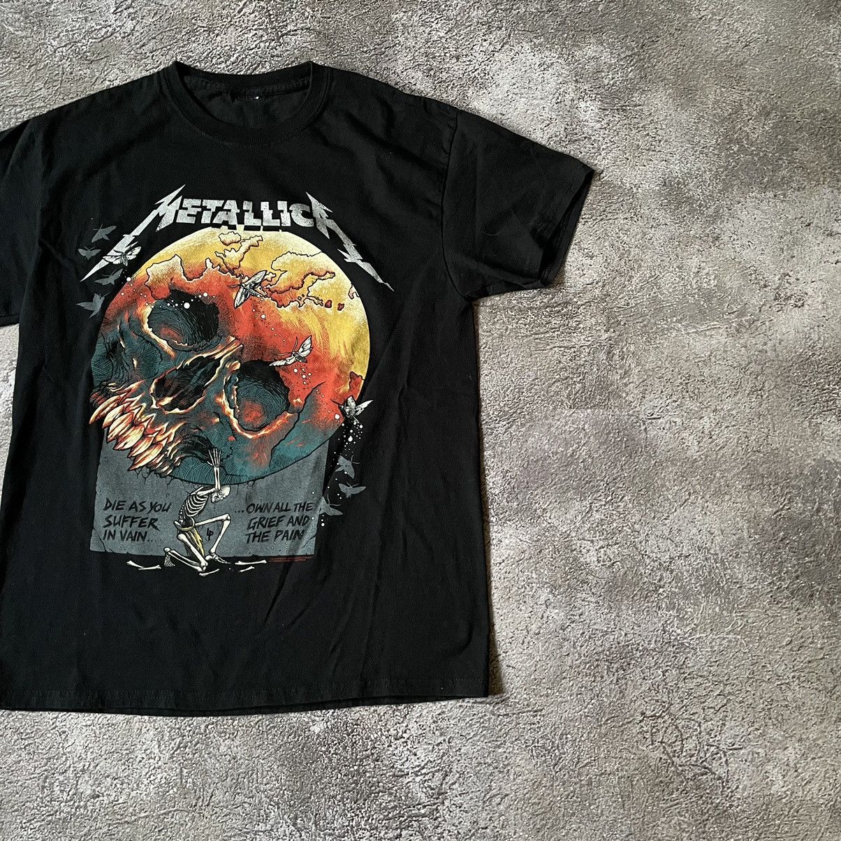 Vintage Vintage Metallica Graphic Tee Band Skull Y2K Grunge Washed M Size US M / EU 48-50 / 2 - 3 Thumbnail