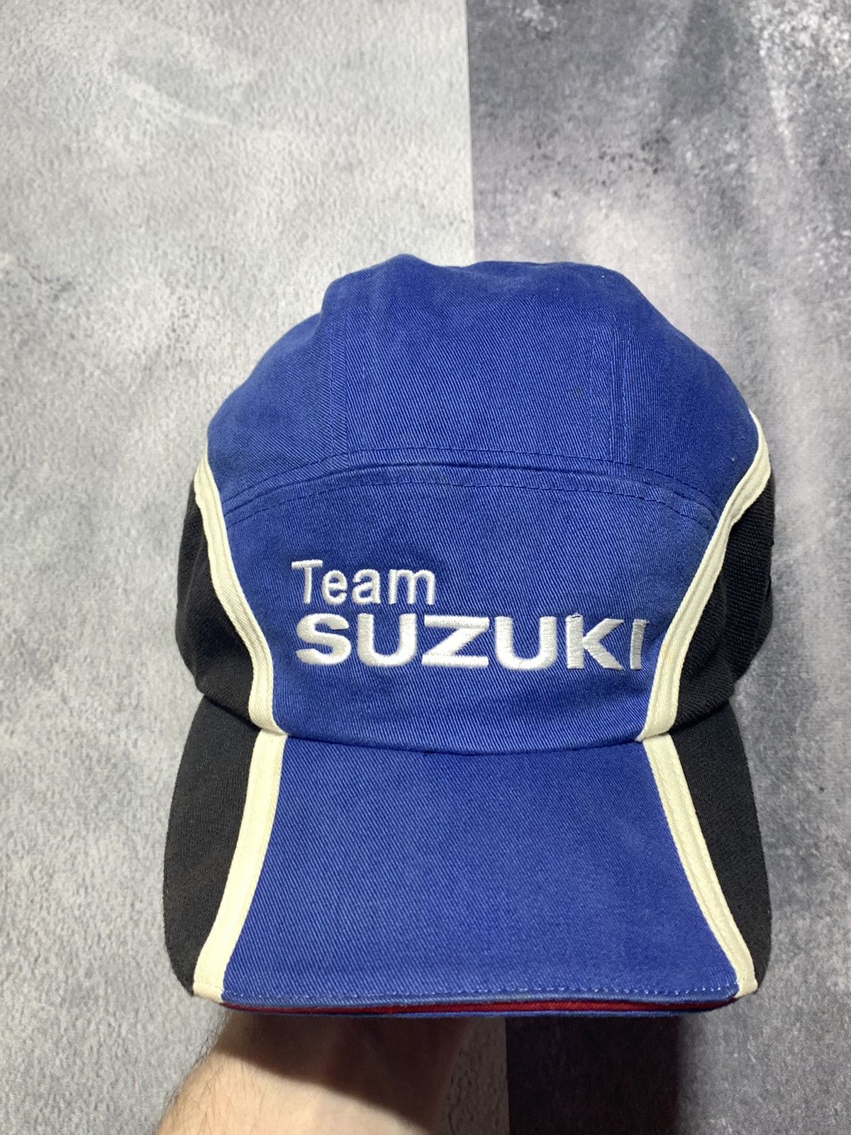 Japanese Brand × Vintage Vintage Y2K Team Suzuki cap streetwear big logo style Size ONE SIZE - 1 Thumbnail