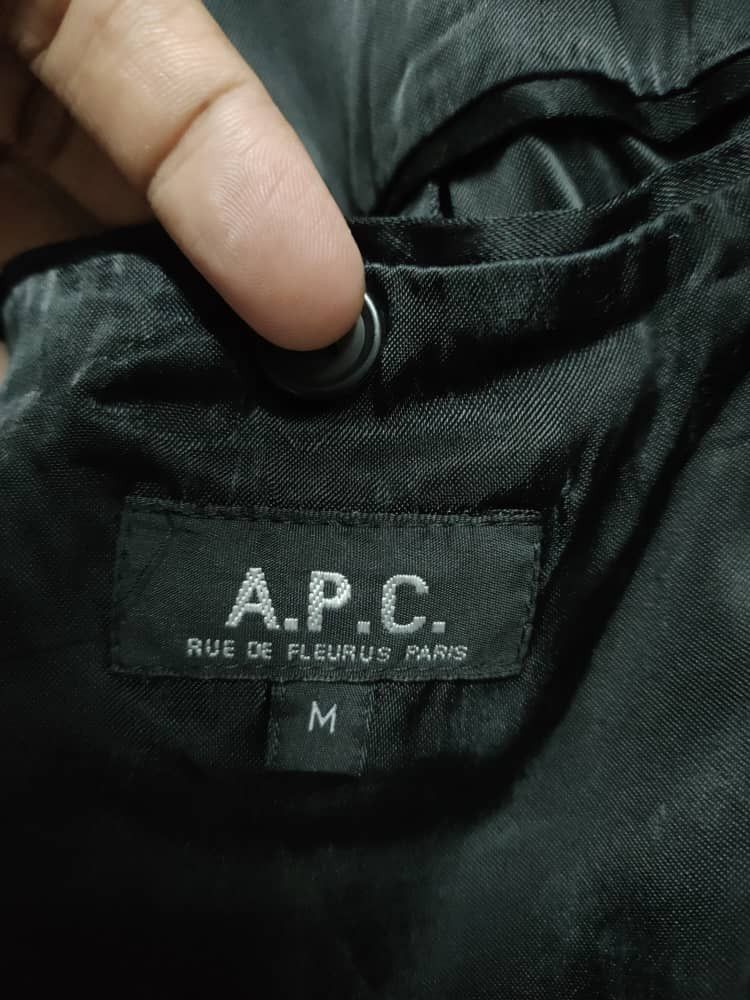 A.P.C. THRASHED A.P.C Cotton Jacket Blazer Size US M / EU 48-50 / 2 - 6 Thumbnail