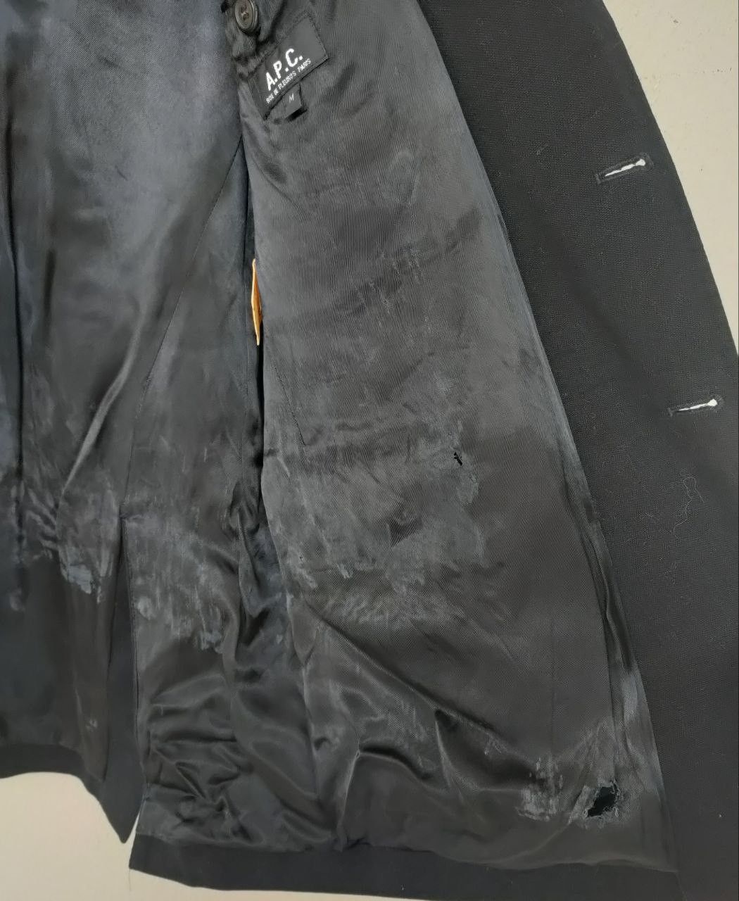 A.P.C. THRASHED A.P.C Cotton Jacket Blazer Size US M / EU 48-50 / 2 - 11 Thumbnail