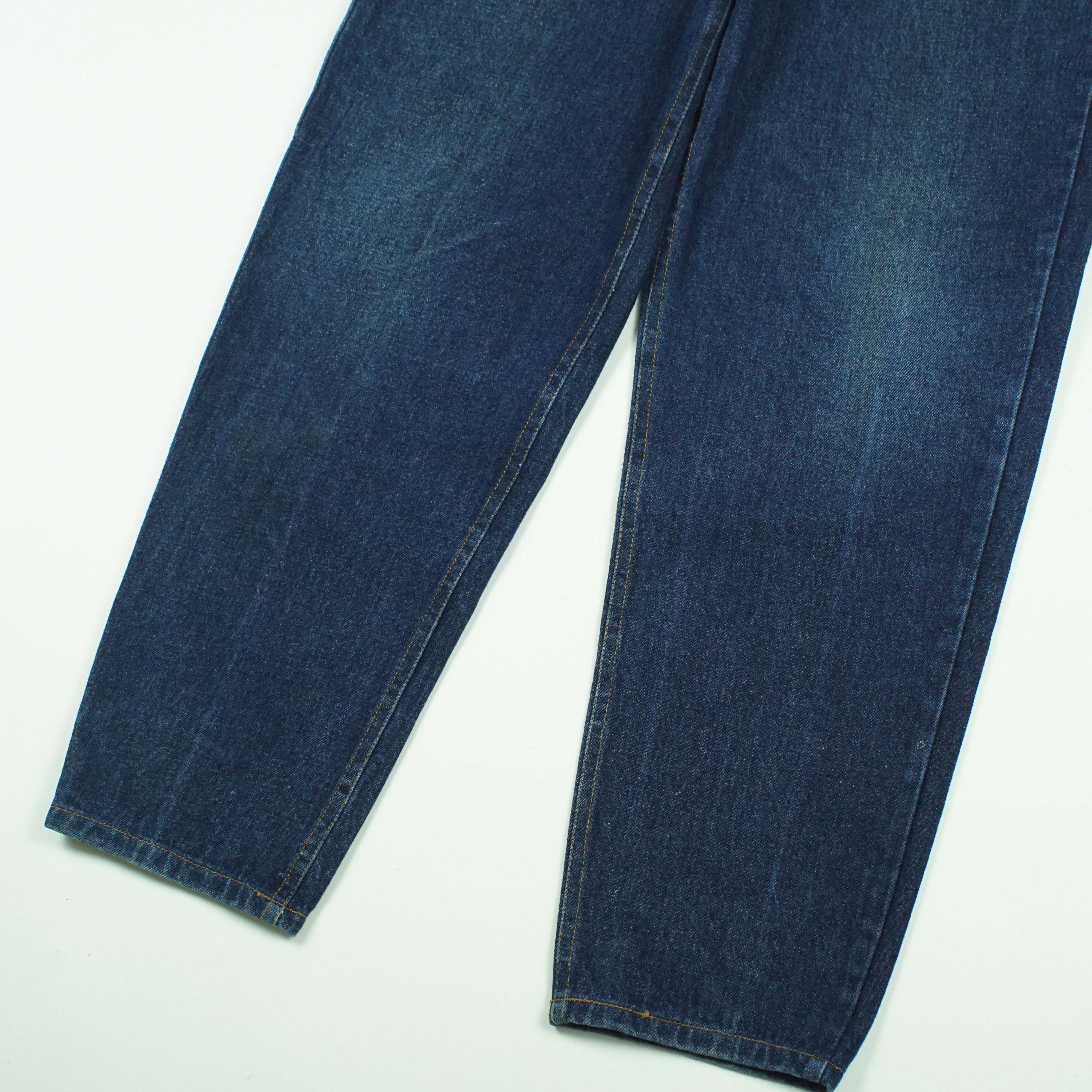 MCM × Vintage 90s MCM Studded Logo Denim Pants Size US 31 - 7 Thumbnail