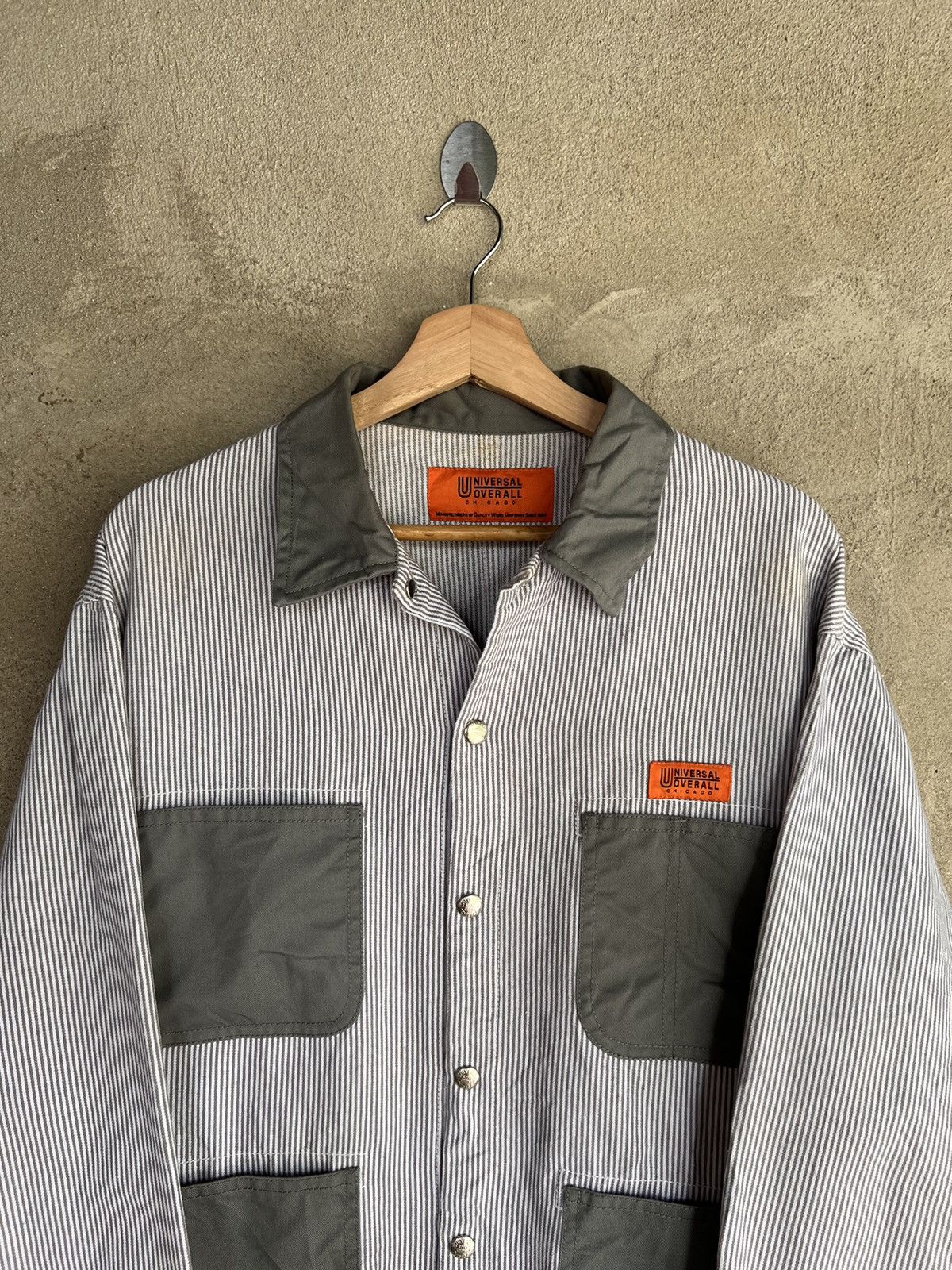 Universal Overall Chicago Universal Overall Chicago Hickory workers Jacket Size US M / EU 48-50 / 2 - 3 Thumbnail