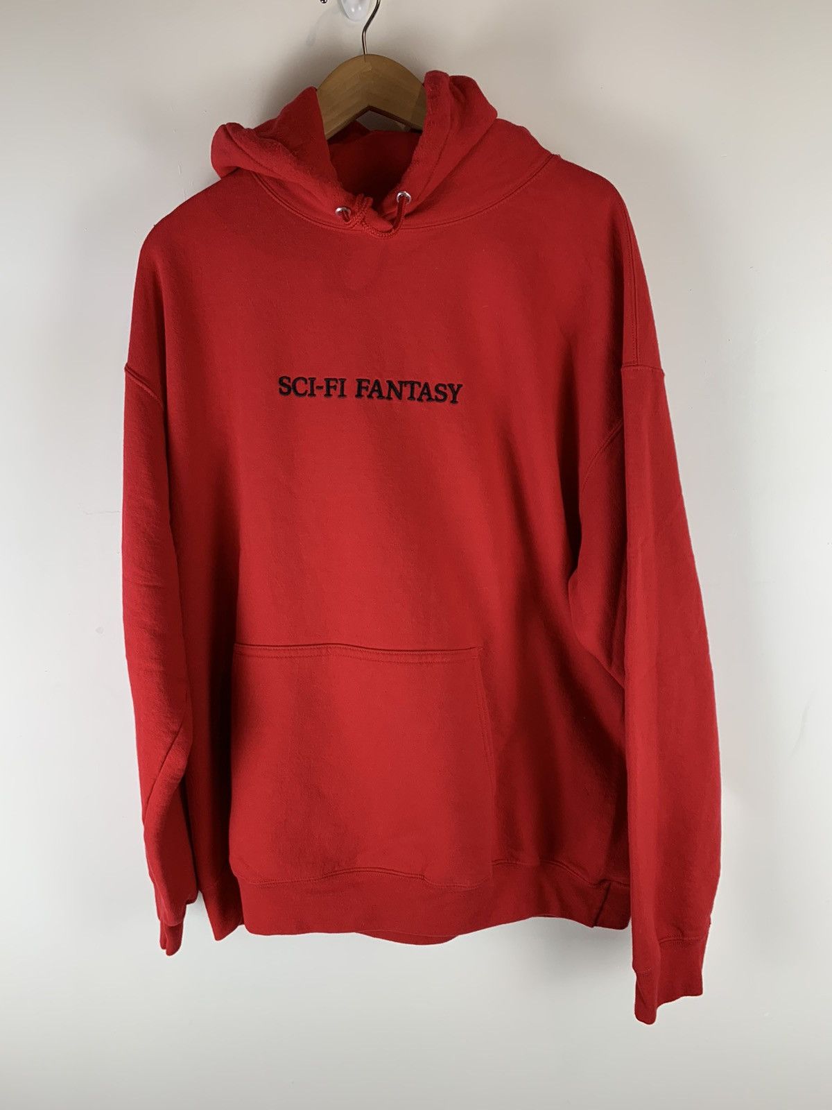 image of Sci Fi Fantasy Hoodie Red, Men's (Size XL)