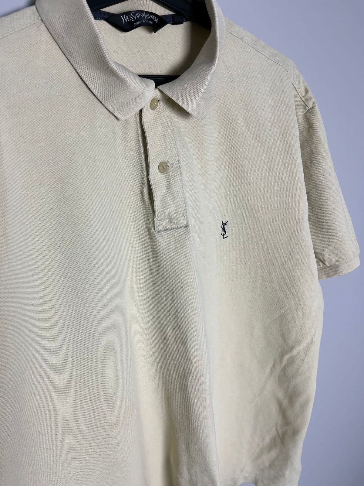 Vintage × Yves Saint Laurent Vintage yves saint laurent polo tshirt Size US XL / EU 56 / 4 - 3 Thumbnail
