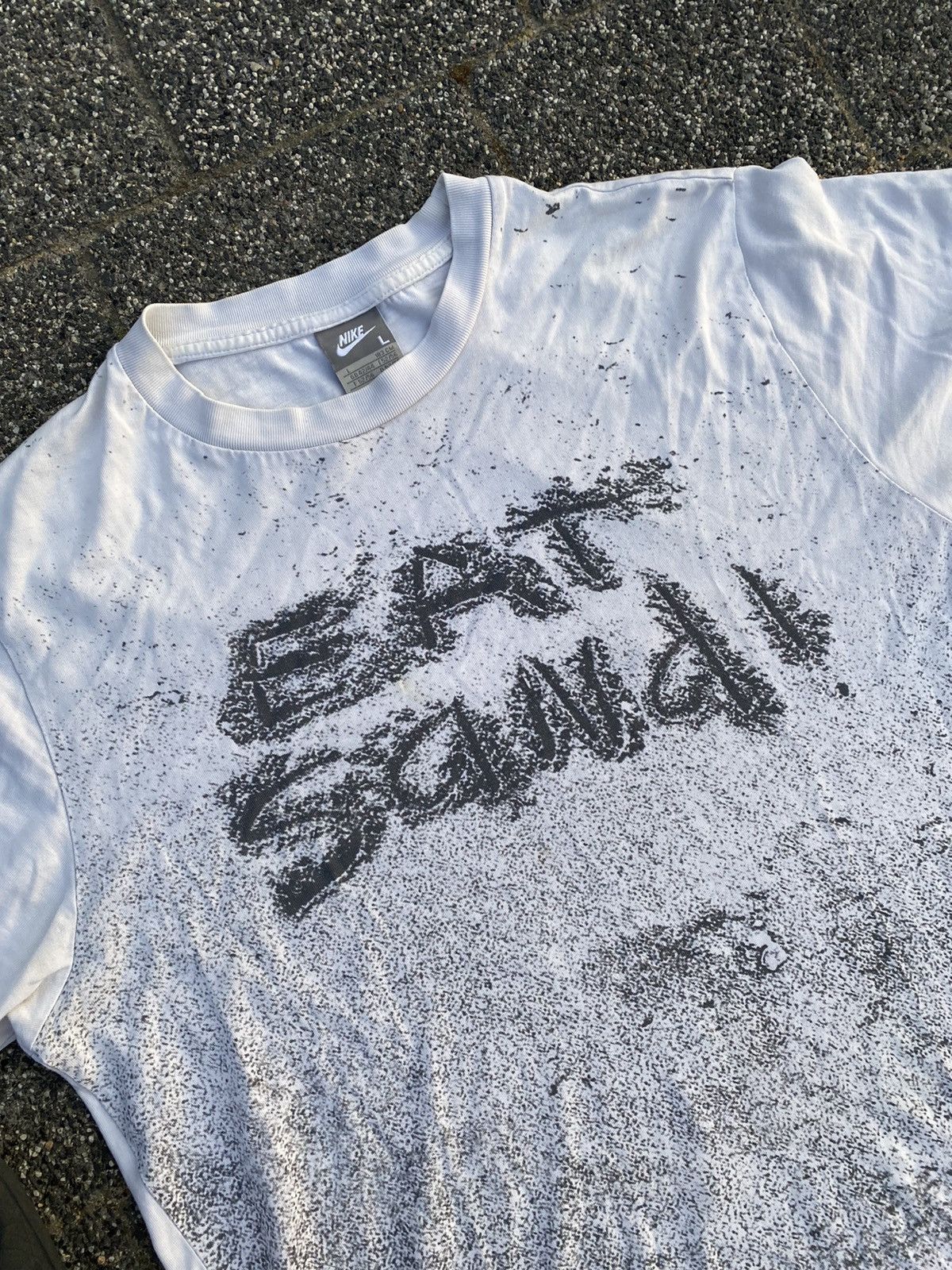Vintage Nike 00s y2k eat sand rare tshirt Size US L / EU 52-54 / 3 - 3 Thumbnail