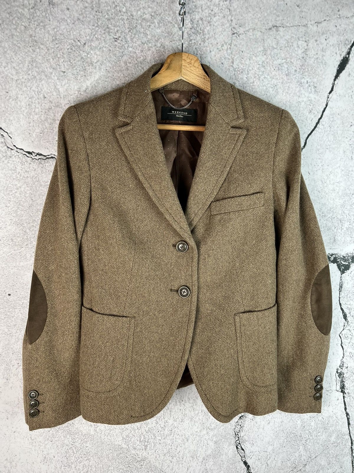 ジャケット Max Mara Cappuccino Linen Blend Targa Blazer Max Mara Cappuccino Linen Blend Targa Blazer | italist