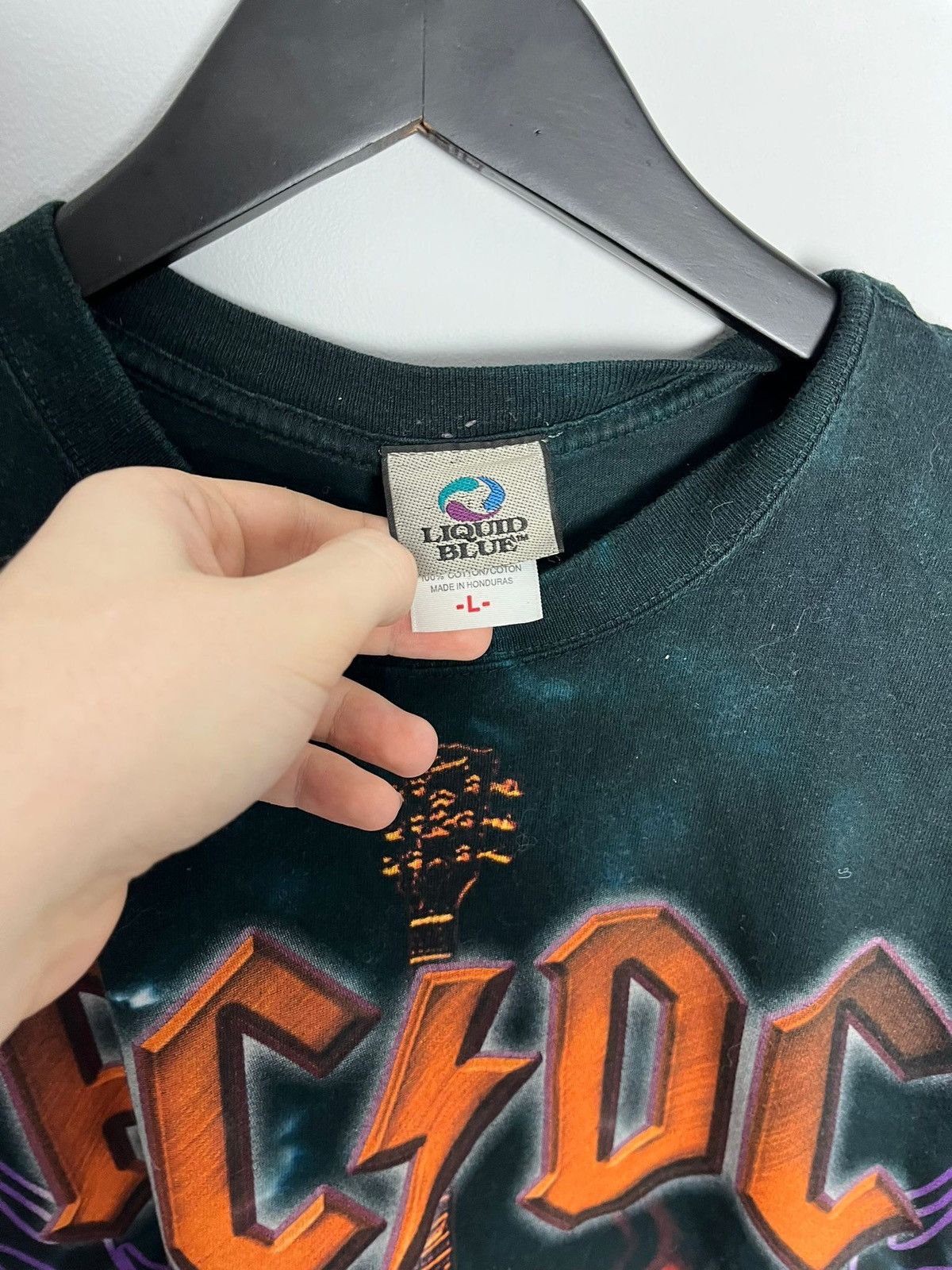 Band Tees 🔥RARE vintage acdc tshirt band tee full print y2k Size US L / EU 52-54 / 3 - 5 Thumbnail