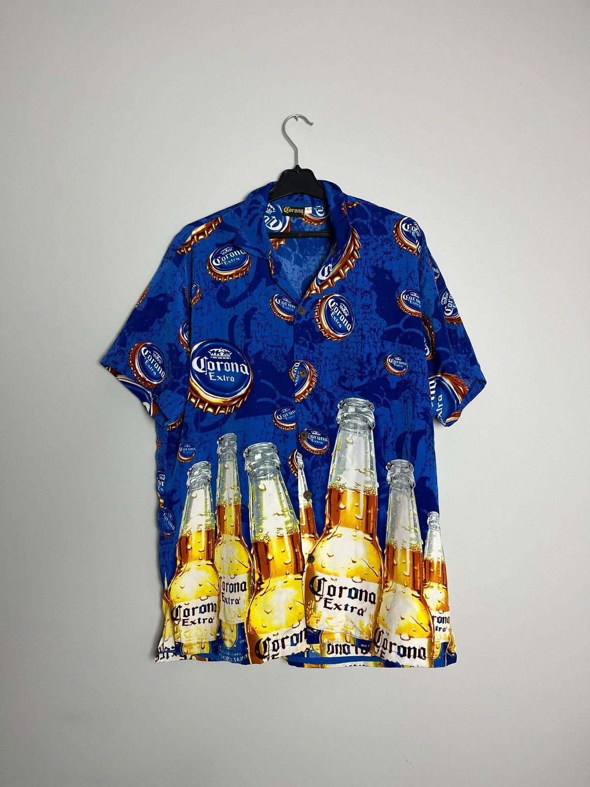 Other Rare corona extra shirt pattern y2k vintage Size US L / EU 52-54 / 3 - 1 Thumbnail