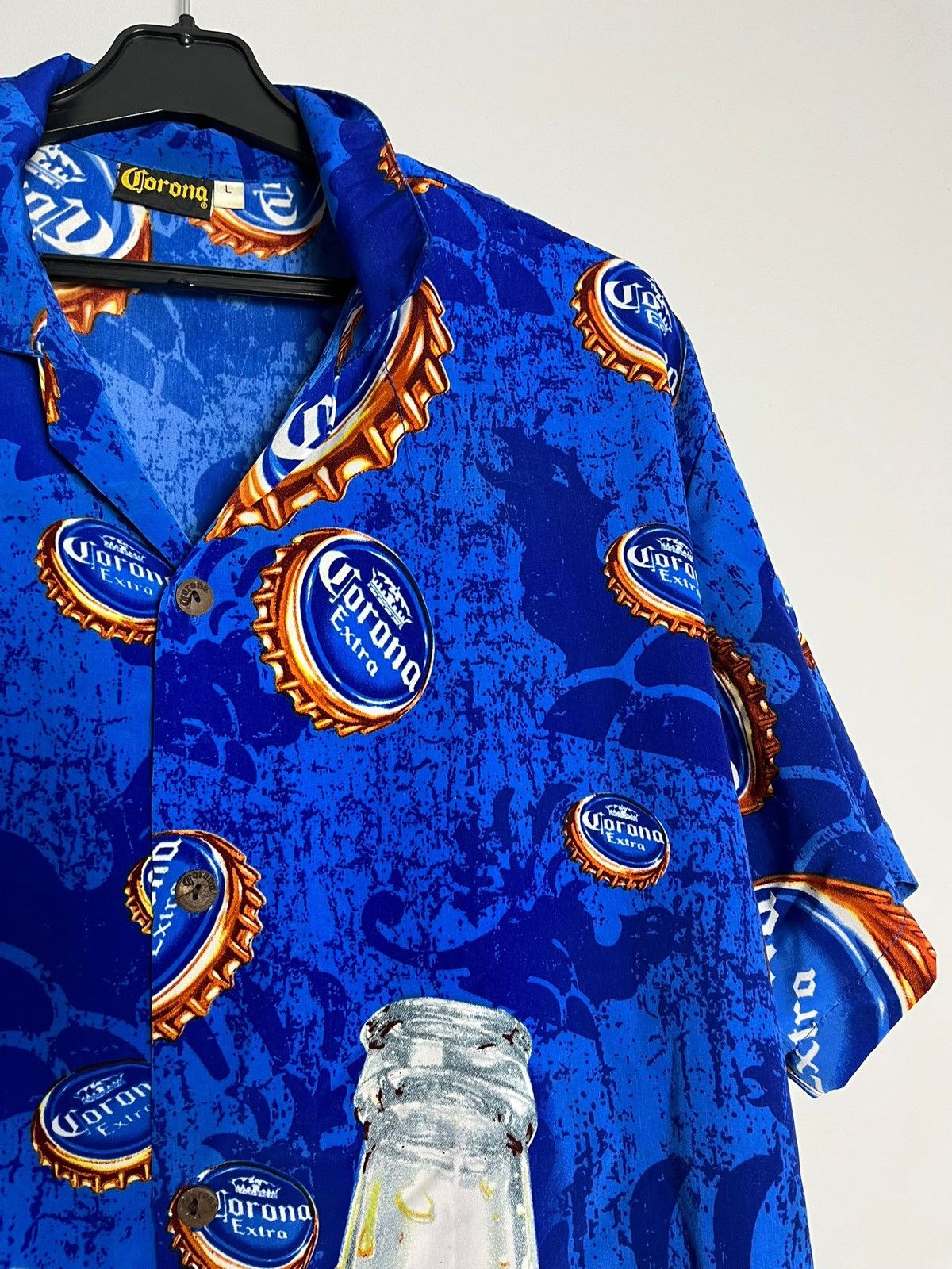 Other Rare corona extra shirt pattern y2k vintage Size US L / EU 52-54 / 3 - 7 Thumbnail
