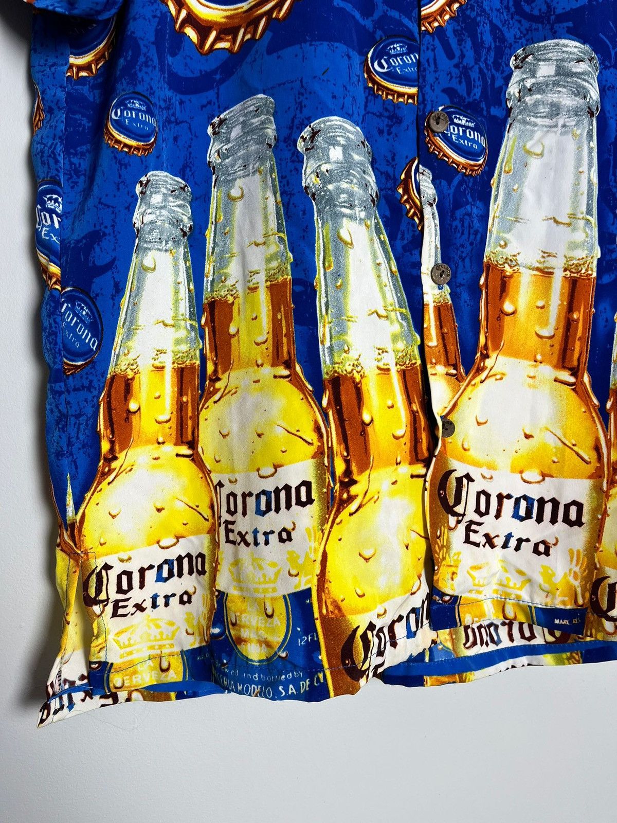 Other Rare corona extra shirt pattern y2k vintage Size US L / EU 52-54 / 3 - 4 Thumbnail