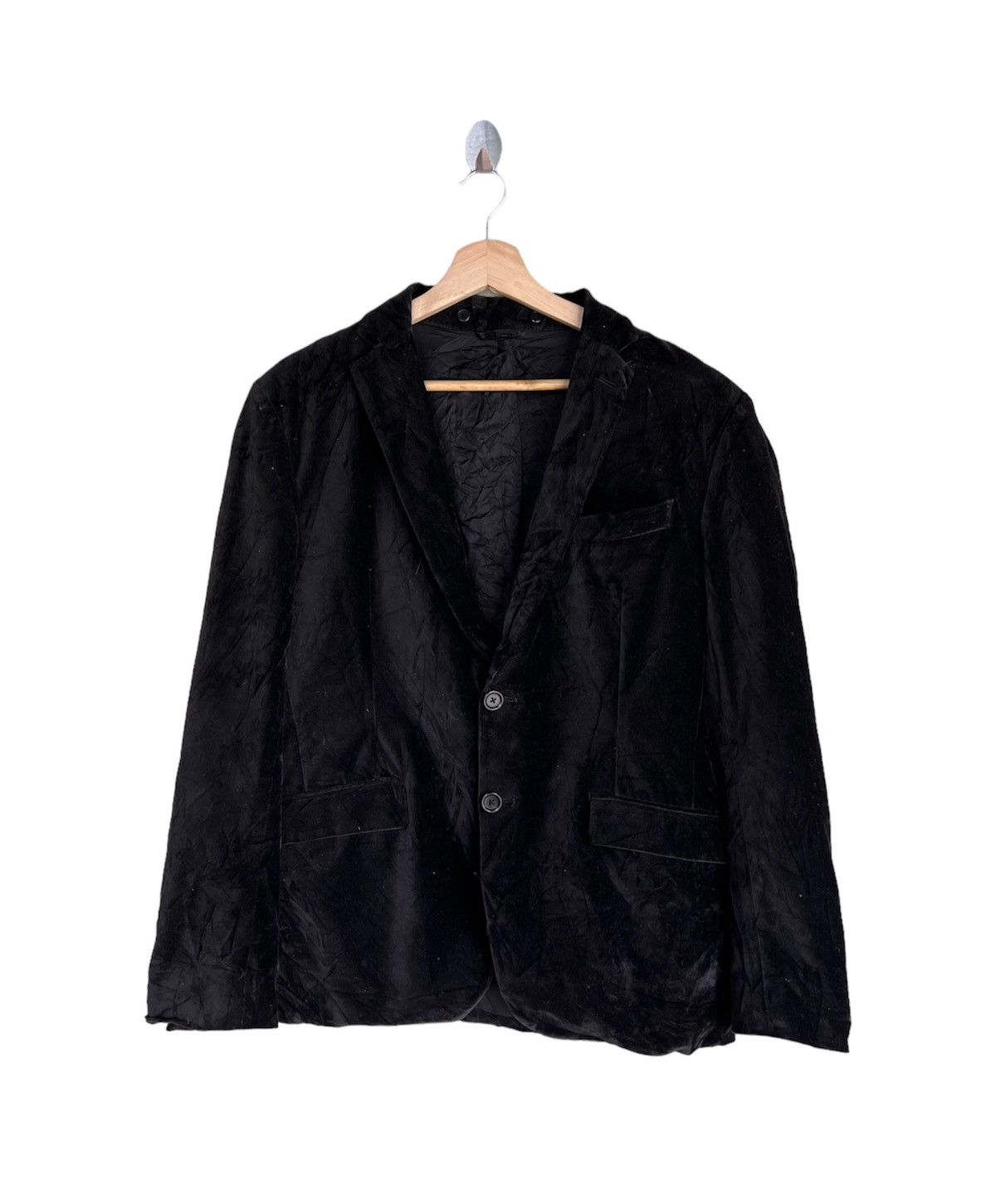 image of Ships Jet Blue Velvet Jacket, Men's (Size Small)