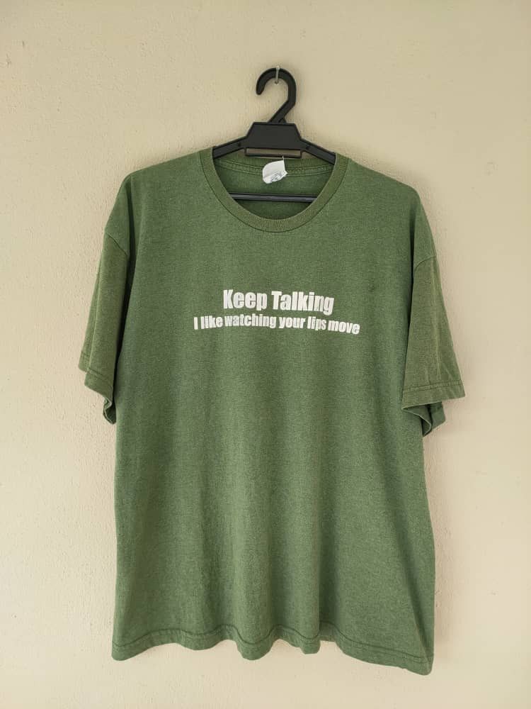 Vintage Vintage Humor T Keep Talking Size US XL / EU 56 / 4 - 1 Thumbnail