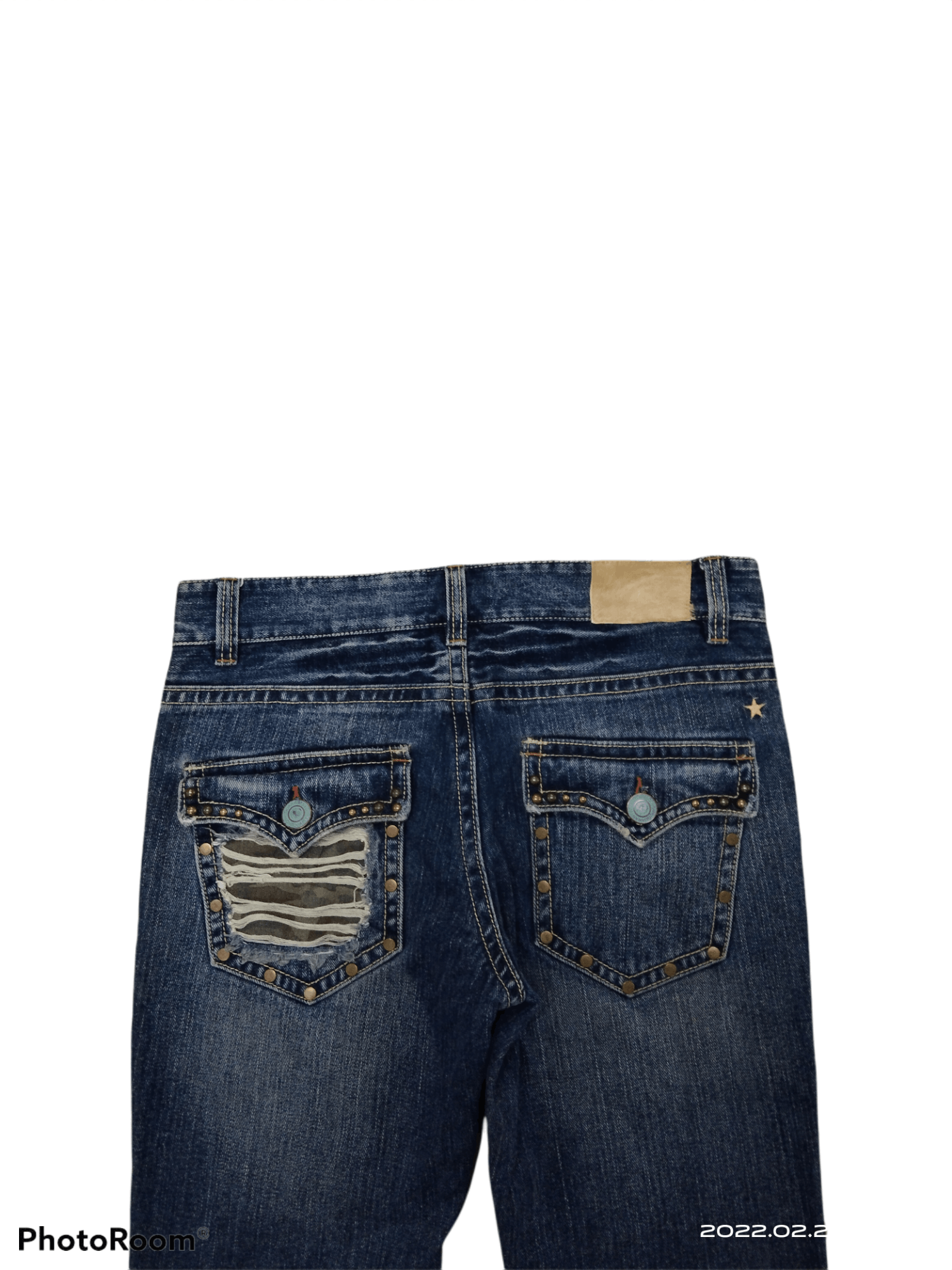 Japanese Brand FLARE SiCK OZ CONTE DENIM PANTS Size US 32 / EU 48 - 4 Thumbnail