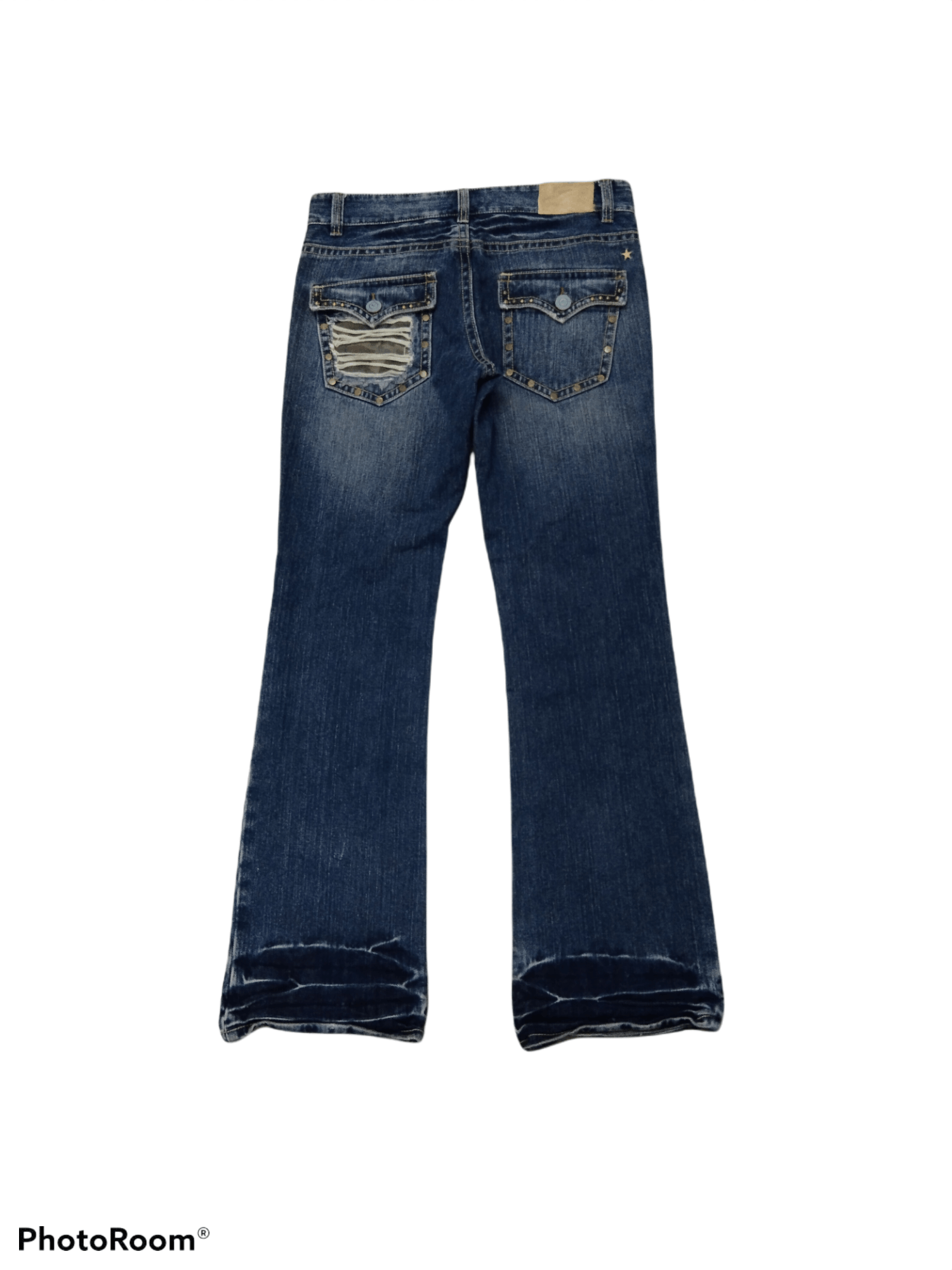 Japanese Brand FLARE SiCK OZ CONTE DENIM PANTS Size US 32 / EU 48 - 2 Thumbnail
