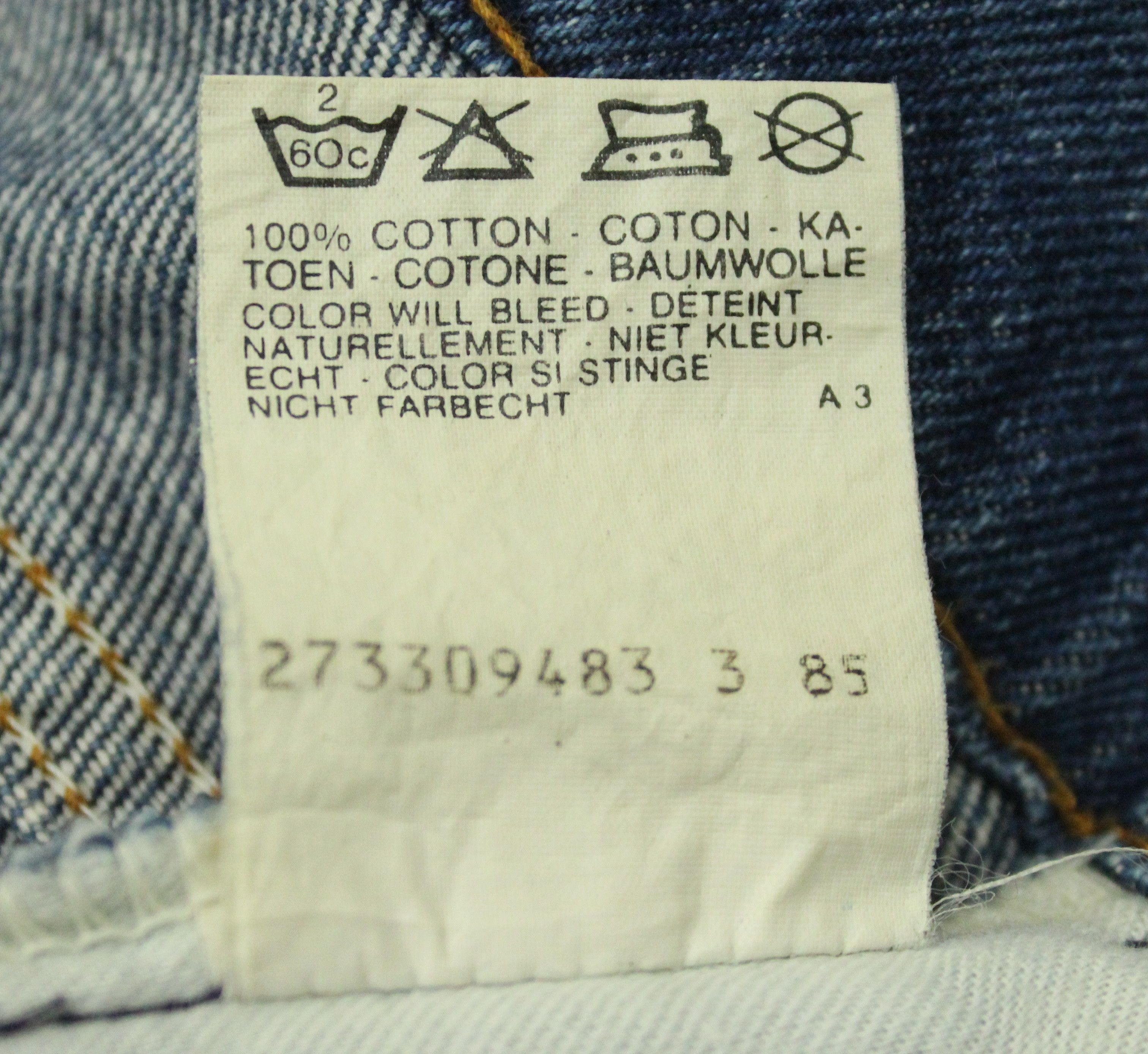 Levi's Vintage 80s LEVIS Jeans Orange Tag W36 L36 Size US 34 / EU 50 - 18 Thumbnail