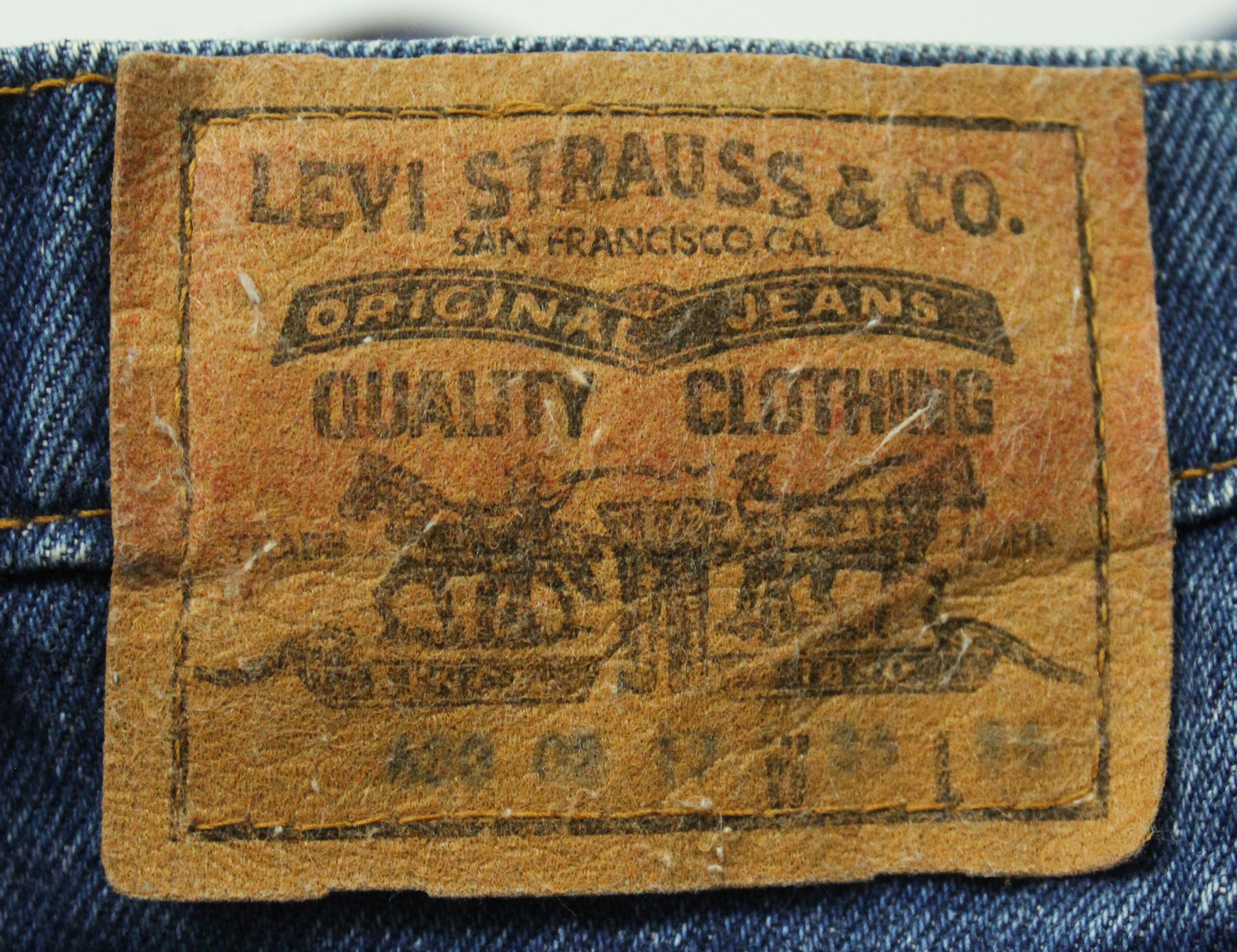 Levi's Vintage 80s LEVIS Jeans Orange Tag W36 L36 Size US 34 / EU 50 - 19 Thumbnail