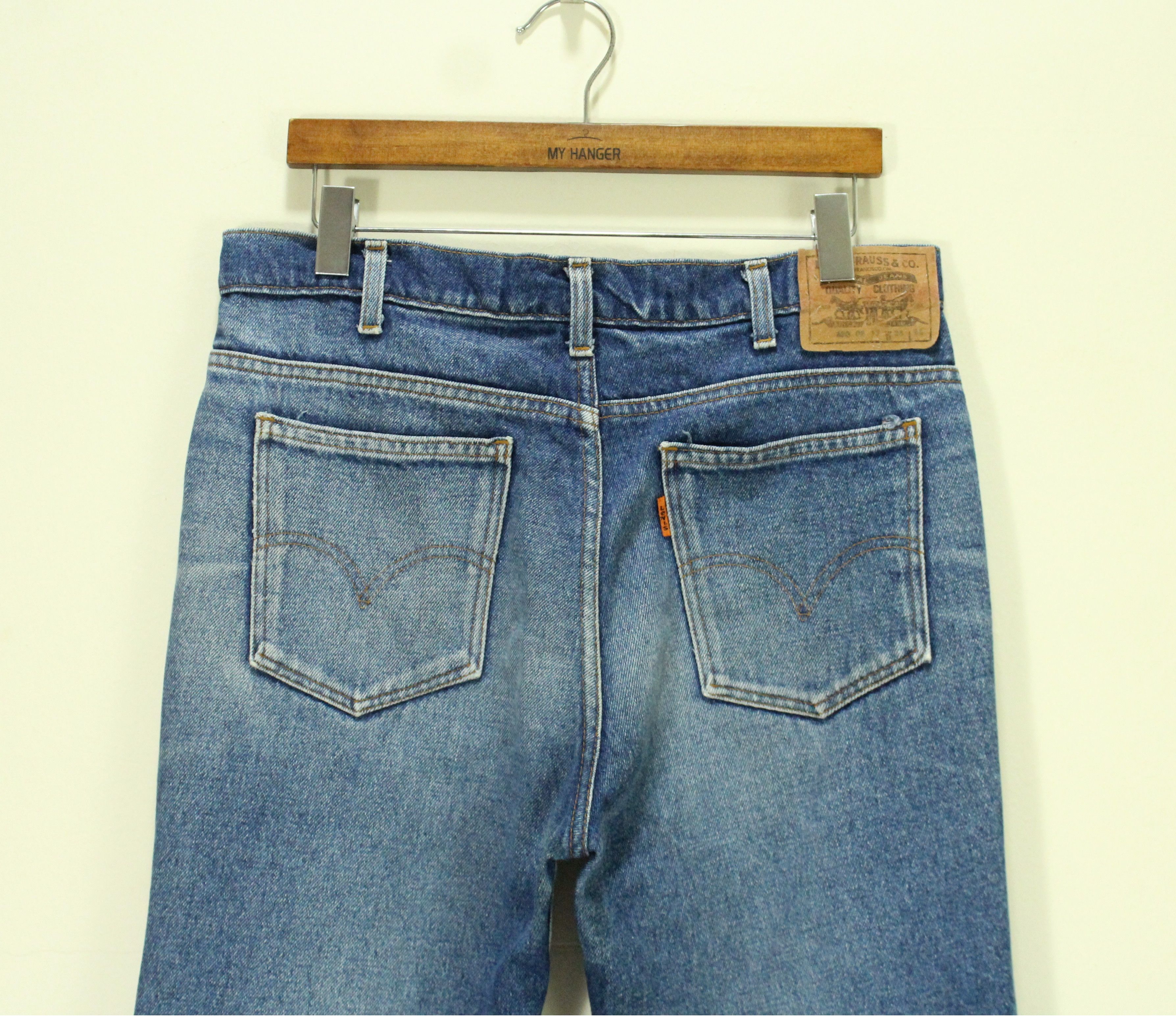 Levi's Vintage 80s LEVIS Jeans Orange Tag W36 L36 Size US 34 / EU 50 - 10 Thumbnail