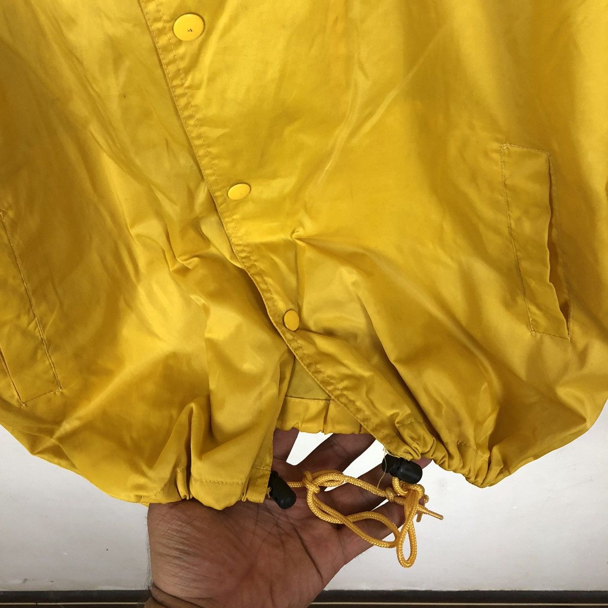 Japanese Brand KANGOL BIG LOGO WINDBREAKER BUTTON JACKET Size US L / EU 52-54 / 3 - 6 Thumbnail