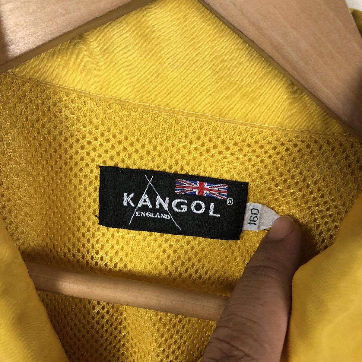 Japanese Brand KANGOL BIG LOGO WINDBREAKER BUTTON JACKET Size US L / EU 52-54 / 3 - 11 Thumbnail