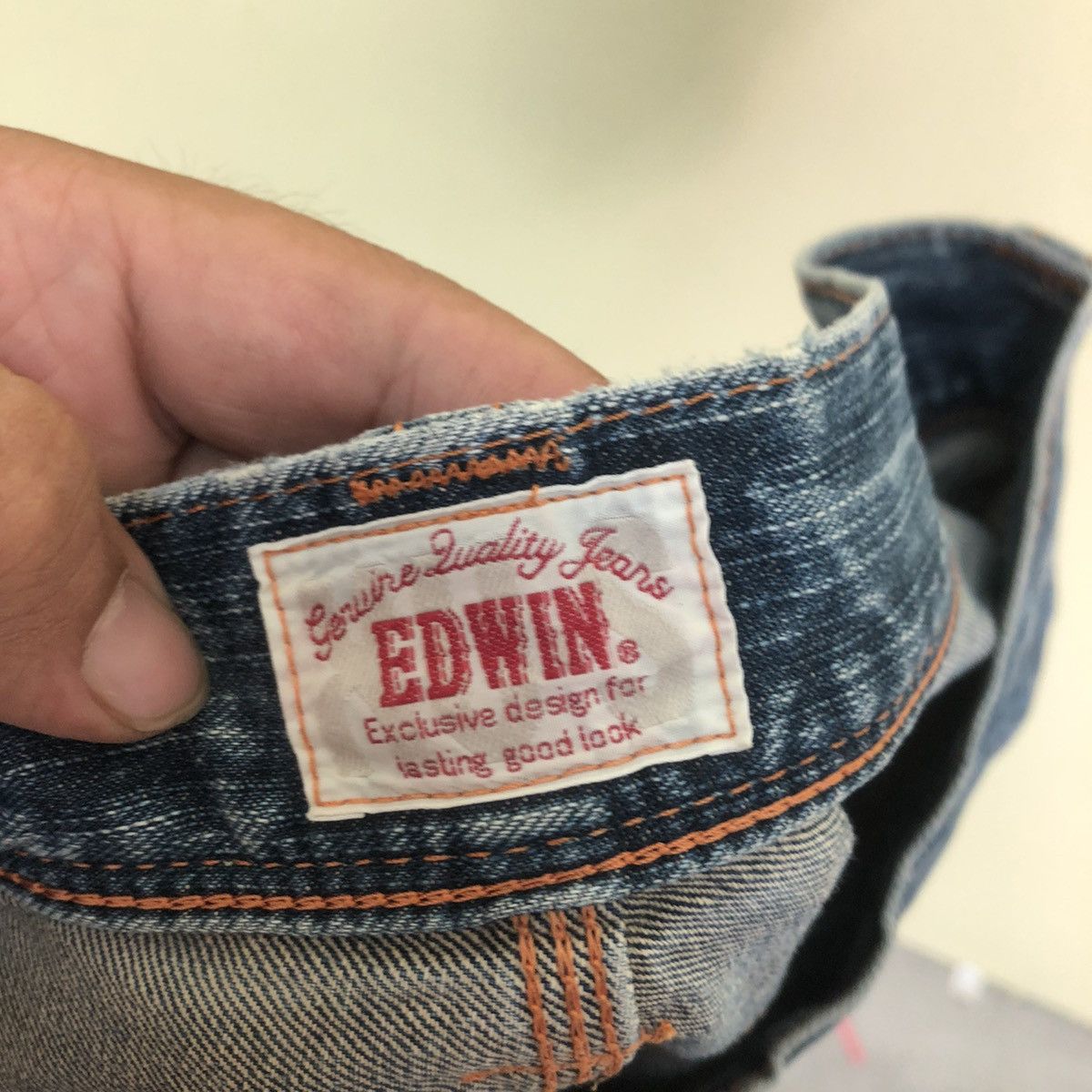 Edwin Distressed Buckle Denim Jeans Edwin Size US 30 / EU 46 - 13 Thumbnail