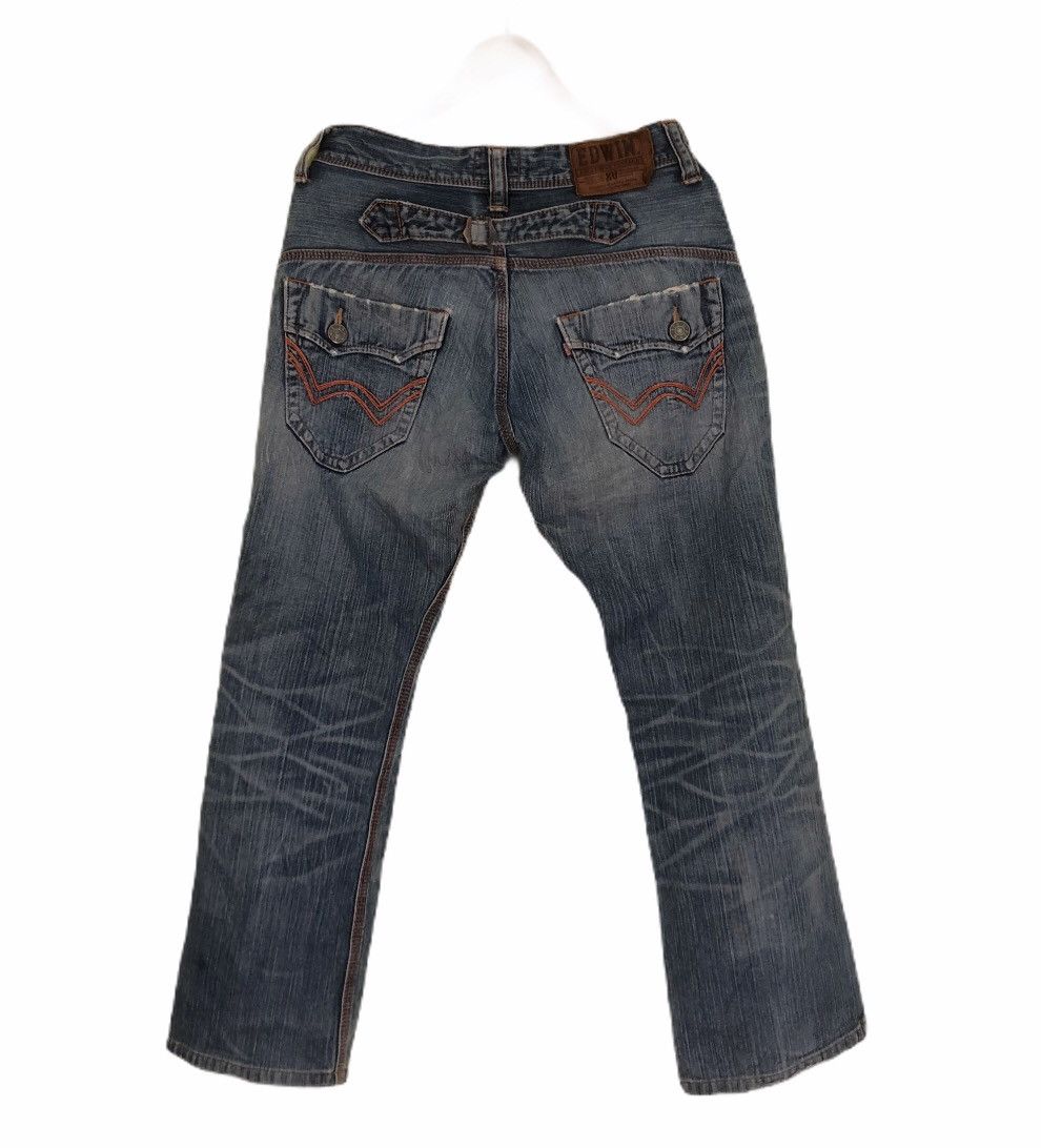 Edwin Distressed Buckle Denim Jeans Edwin Size US 30 / EU 46 - 3 Thumbnail