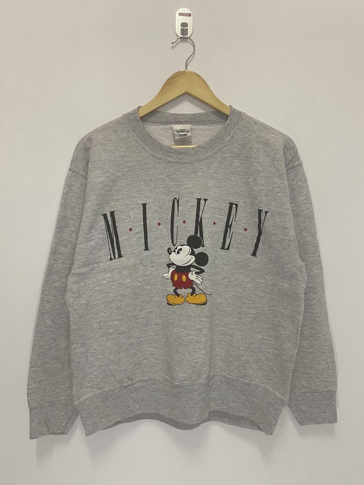 Mickey Mouse × Vintage Vintage 90s Mickey Mouse Crew Neck Sweatshirt Size US M / EU 48-50 / 2 - 2 Thumbnail
