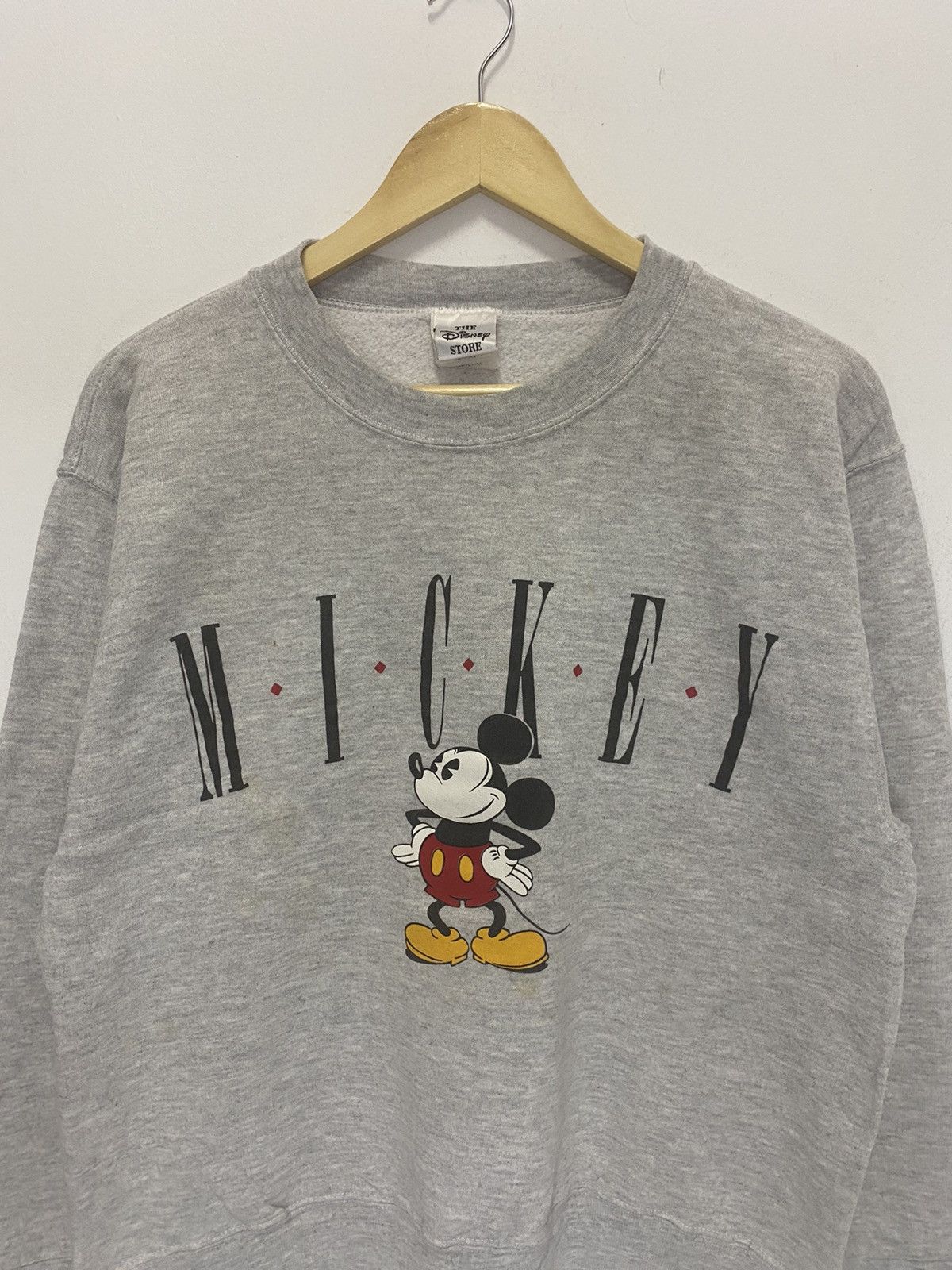 Mickey Mouse × Vintage Vintage 90s Mickey Mouse Crew Neck Sweatshirt Size US M / EU 48-50 / 2 - 5 Thumbnail