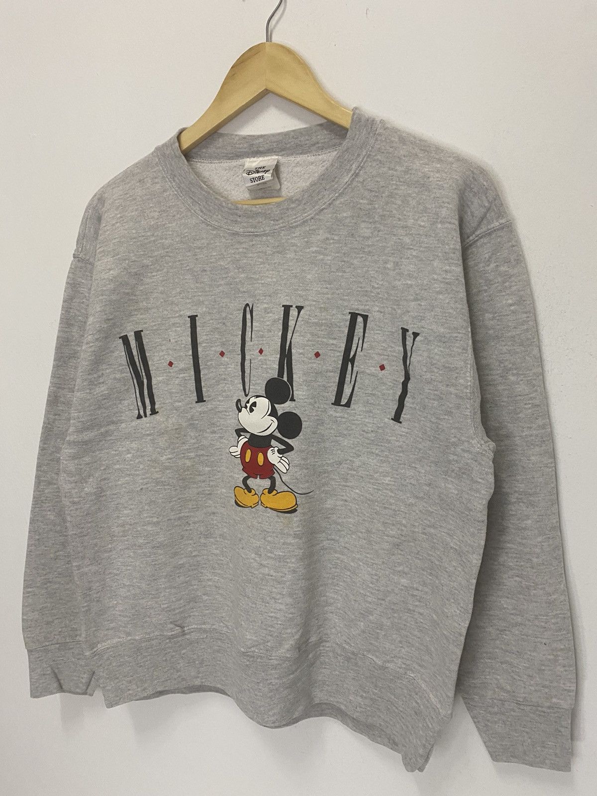 Mickey Mouse × Vintage Vintage 90s Mickey Mouse Crew Neck Sweatshirt Size US M / EU 48-50 / 2 - 4 Thumbnail