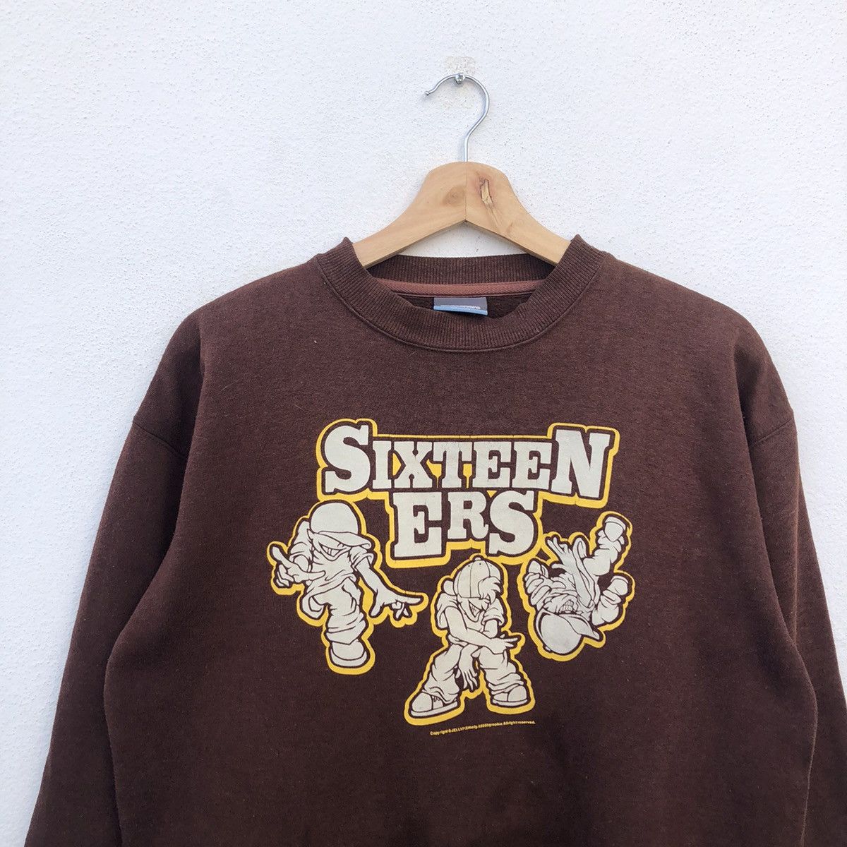 Japanese Brand VINTAGE SIXTEENERS SWEATSHIRT BIGLOGO STREET FASHION DESIGN Size US M / EU 48-50 / 2 - 3 Thumbnail
