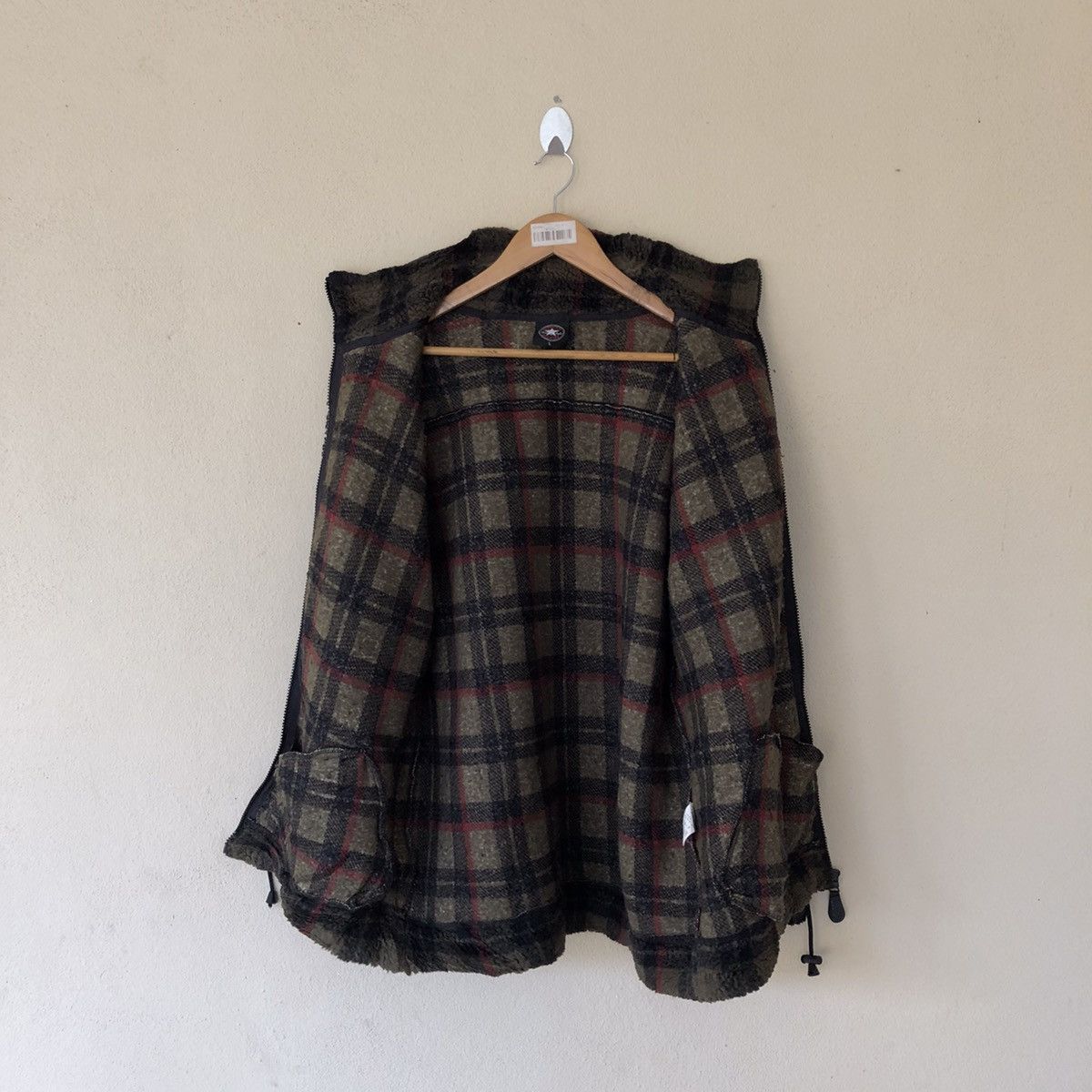 Converse × Vintage VINTAGE FLEECE ZIPPER JACKET CONVERSE Size US L / EU 52-54 / 3 - 9 Thumbnail