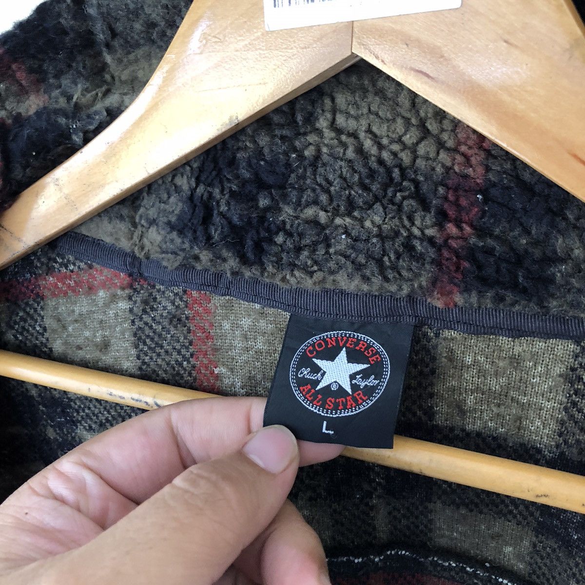Converse × Vintage VINTAGE FLEECE ZIPPER JACKET CONVERSE Size US L / EU 52-54 / 3 - 11 Thumbnail