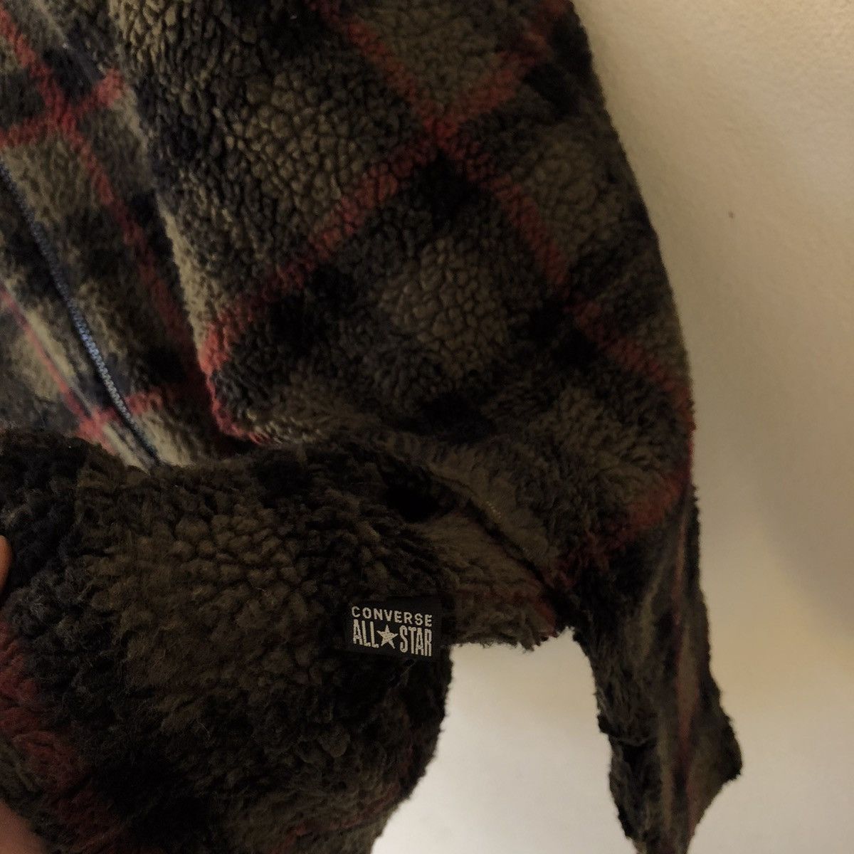 Converse × Vintage VINTAGE FLEECE ZIPPER JACKET CONVERSE Size US L / EU 52-54 / 3 - 6 Thumbnail