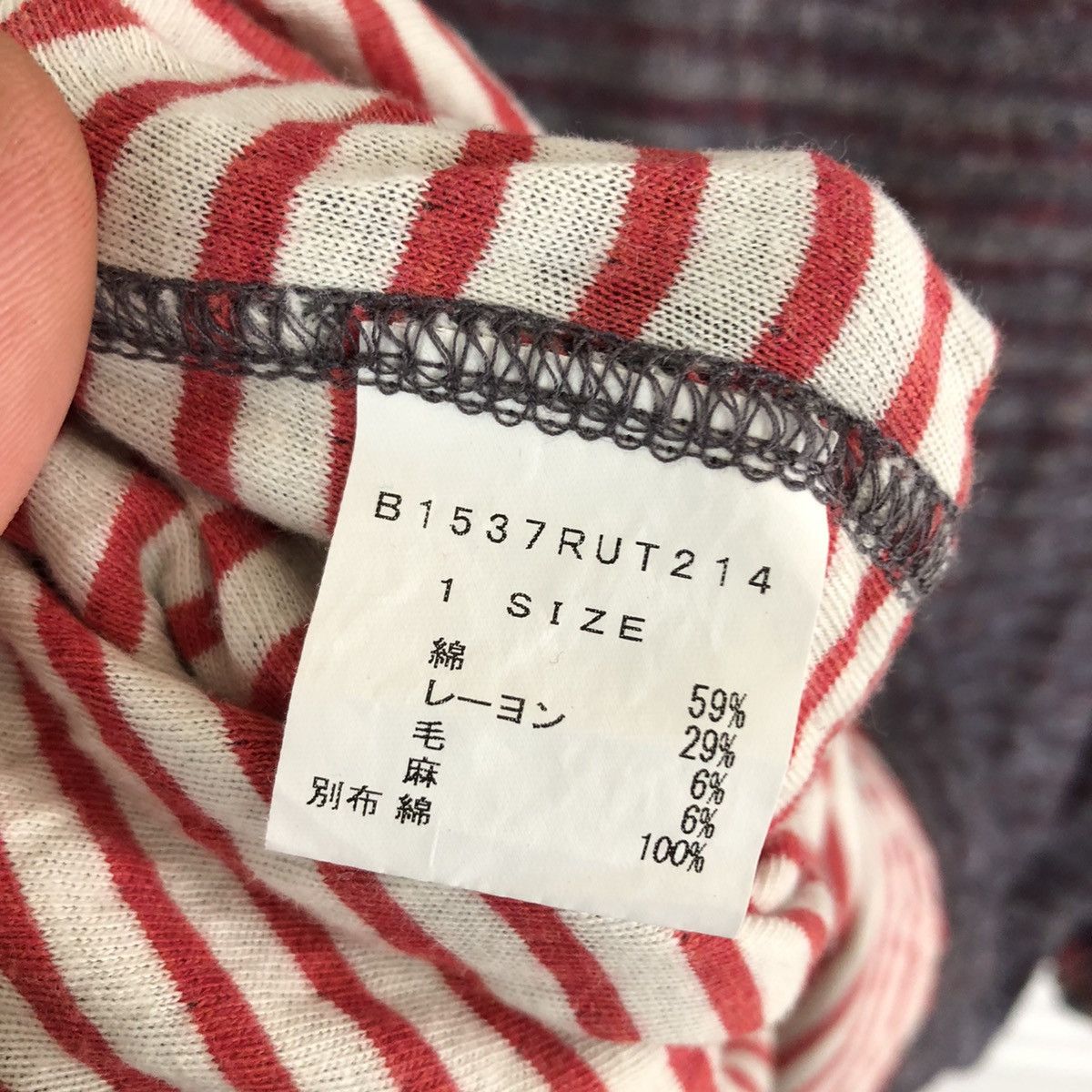 Issey Miyake ISSEY MIYAKE FRAPBOIS PATCH WORK DESIGN LONG SLEEVE Size US S / EU 44-46 / 1 - 9 Thumbnail